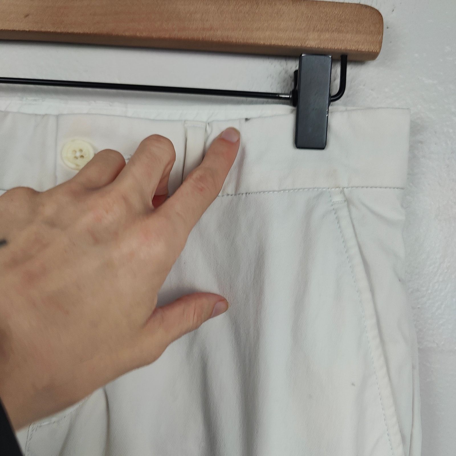 KJUS Kjus Ike Pants Mens 30x32 Tailored Tit White Stretch Golf Size US 30 / EU 46 - 3 Thumbnail