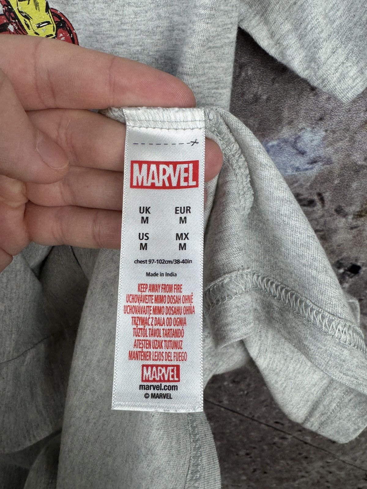 Marvel Comics Men’s Marvel Incredible Dad T-Shirt Comics Size Medium Size US M / EU 48-50 / 2 - 9 Thumbnail