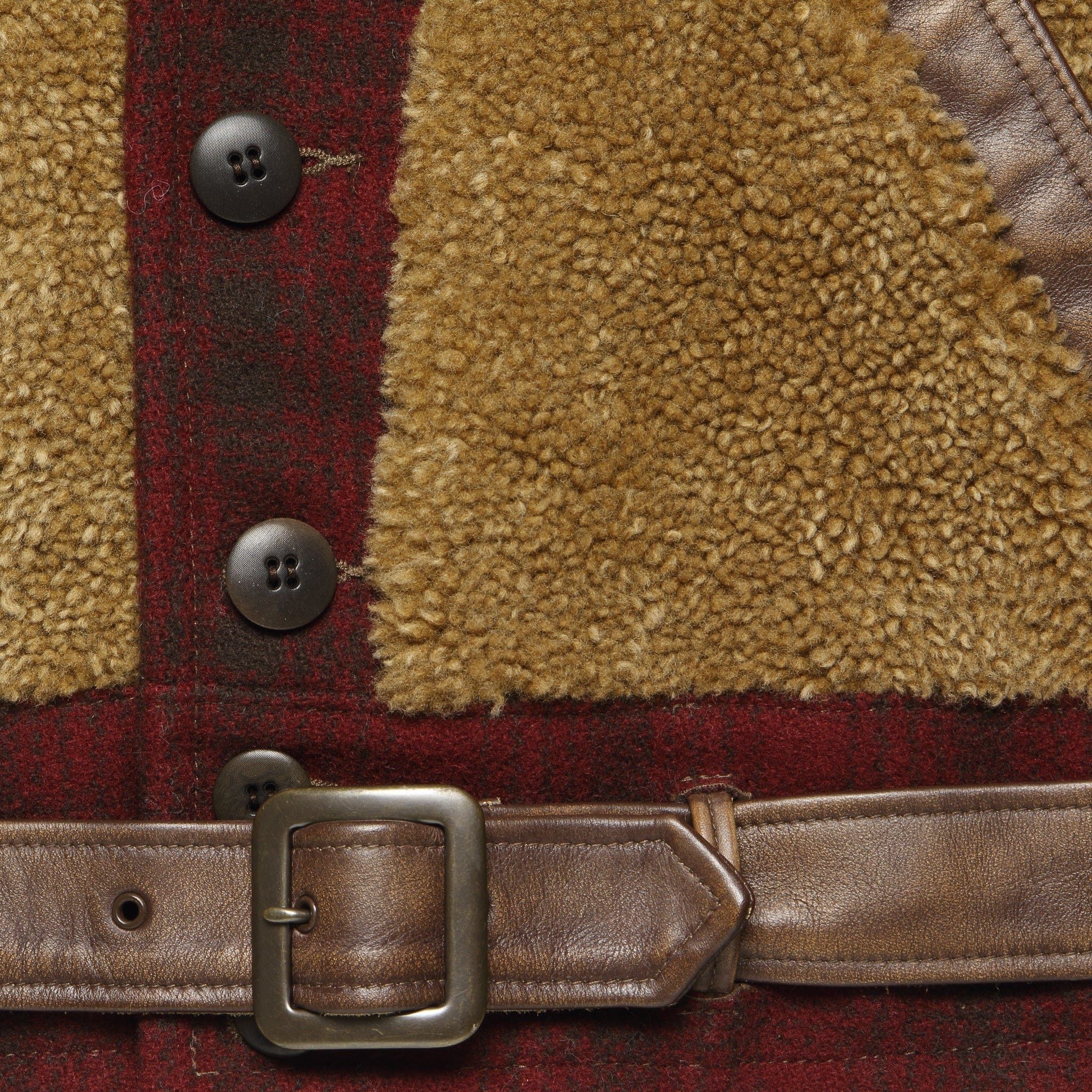 RRL Ralph Lauren RRL Talaton Plaid Wool Grizzly Jacket Red/Black/Multi Size US L / EU 52-54 / 3 - 4 Thumbnail