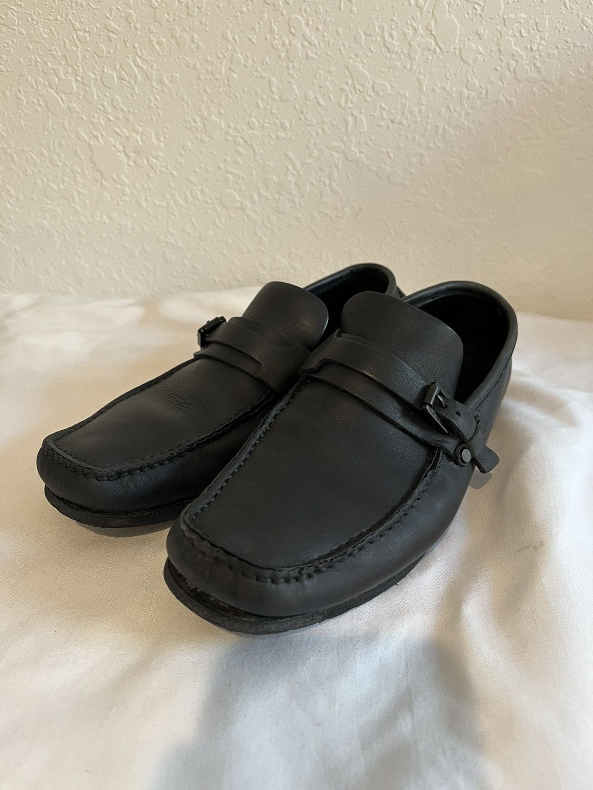 Gucci Gucci Black Leather Driving Loafers Size US 6 / IT 36 - 13 Thumbnail