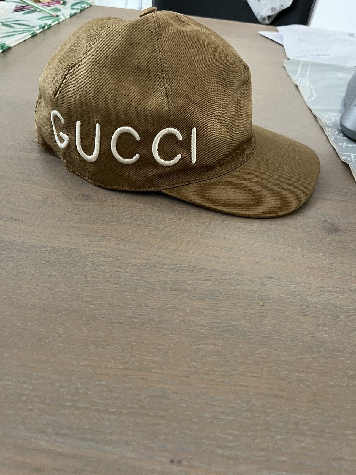 image of Gucci Loved Hat in Beige, Men's