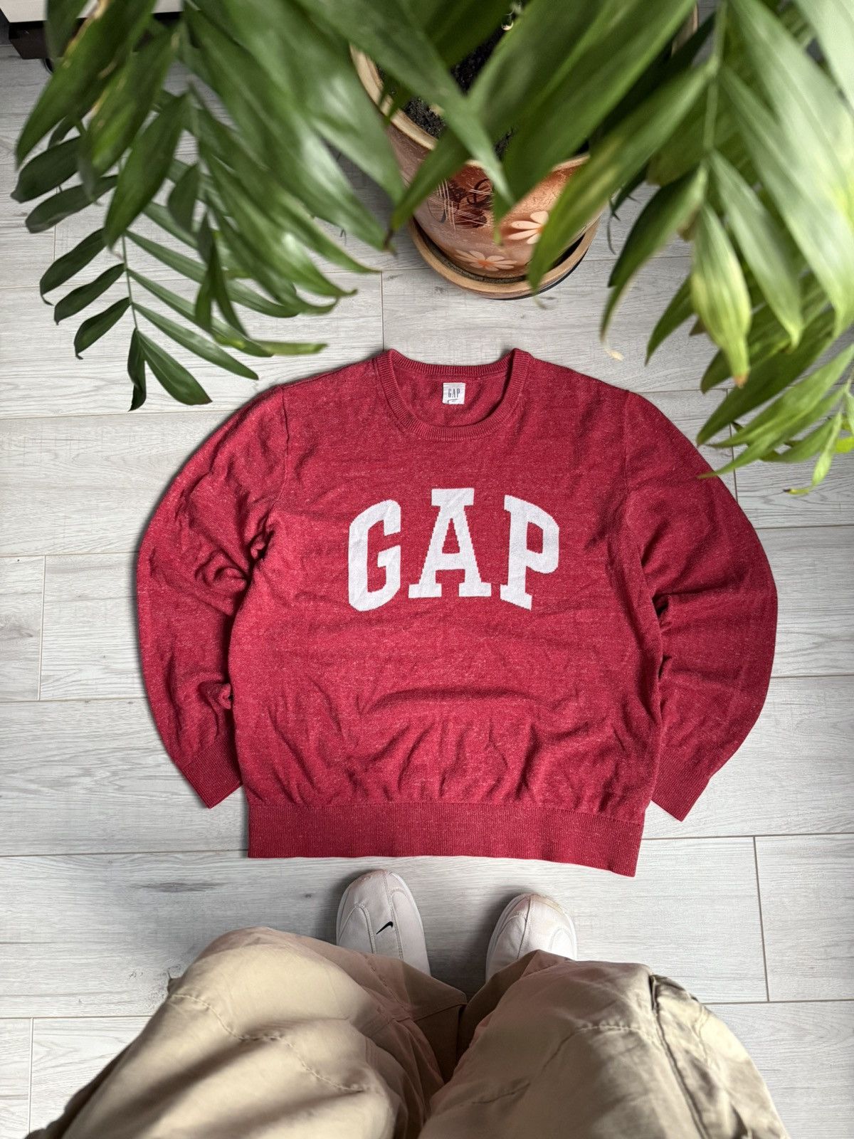 Gap × Vintage Vintage Sweater Gap Crewneck Logo Size US L / EU 52-54 / 3 - 1 Thumbnail