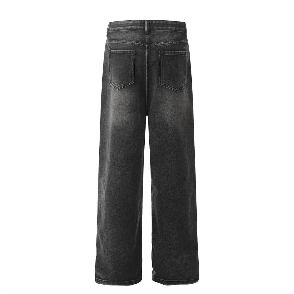 Japanese Brand × Vintage Men's Gradient Washed Loose Straight Jeans Size US 32 / EU 48 - 3 Thumbnail