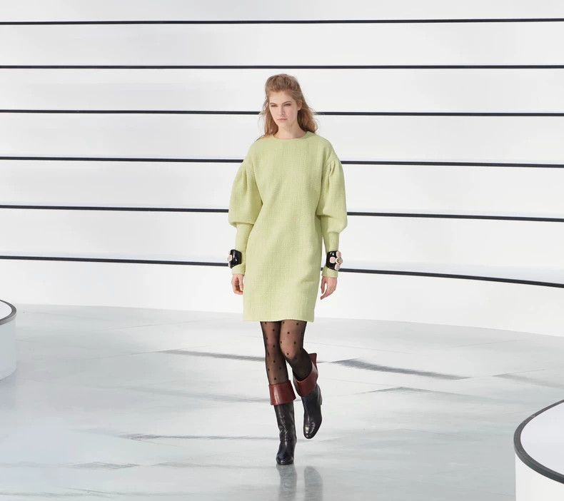 Chanel Chanel 20k equestrian series avocado dress Size XS / US 0-2 / IT 36-38 - 8 Thumbnail