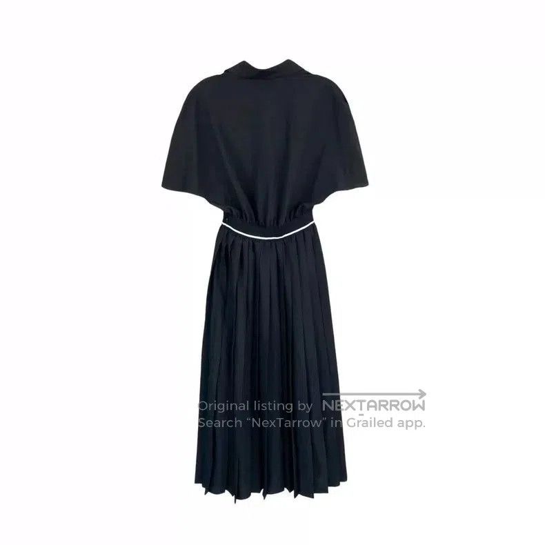 Miu Miu Miu Miu Black Logo Short Sleeve Dress. Size US S / EU 44-46 / 1 - 2 Thumbnail