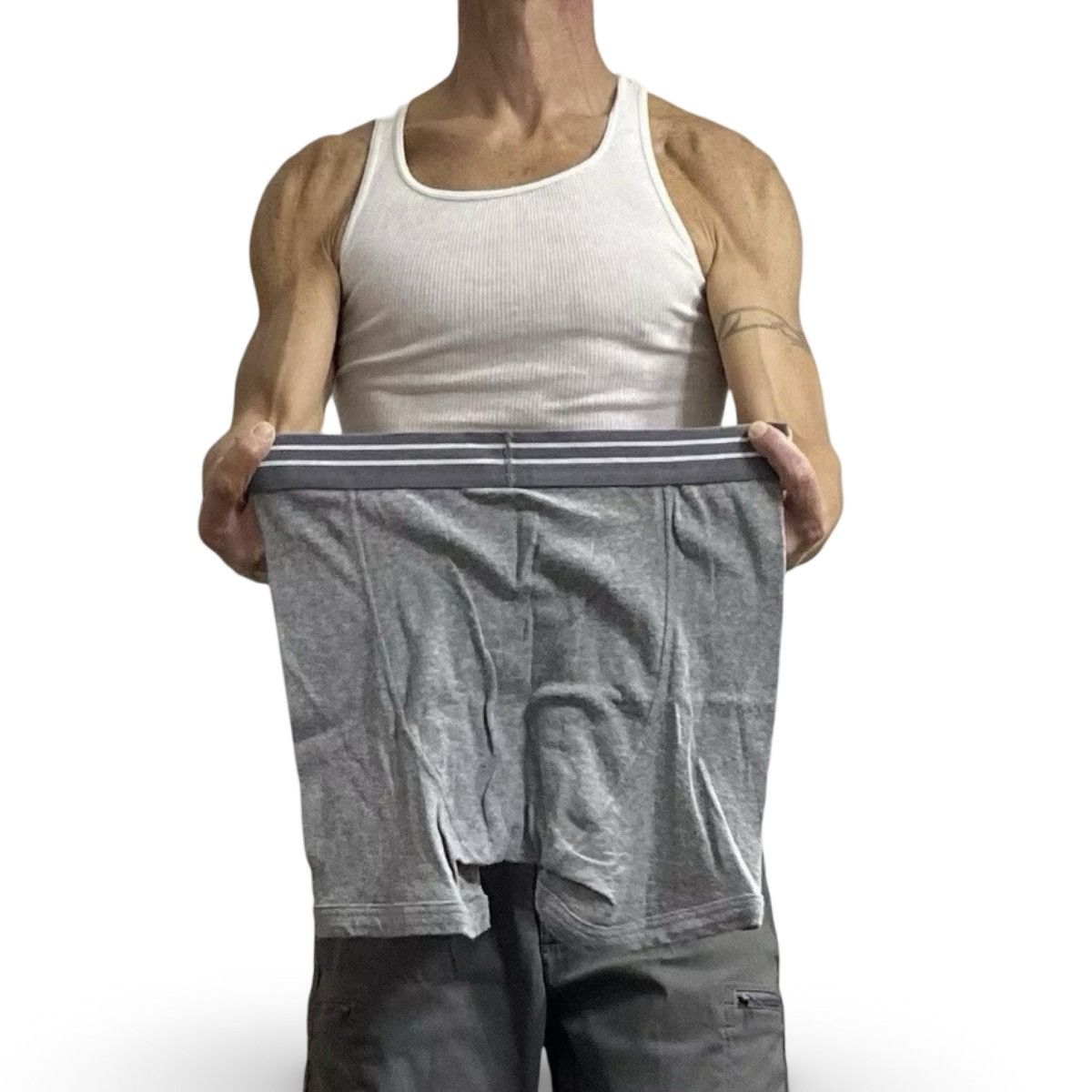 George George White / Gray Men’s Underwear Boxer Briefs Size Large Size 36 - 1 Thumbnail