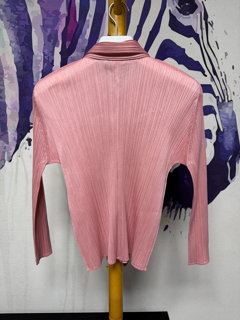 Issey Miyake Issey Miyake size:3 Pink pleated cardigan Size S / US 4 / IT 40 - 3 Thumbnail