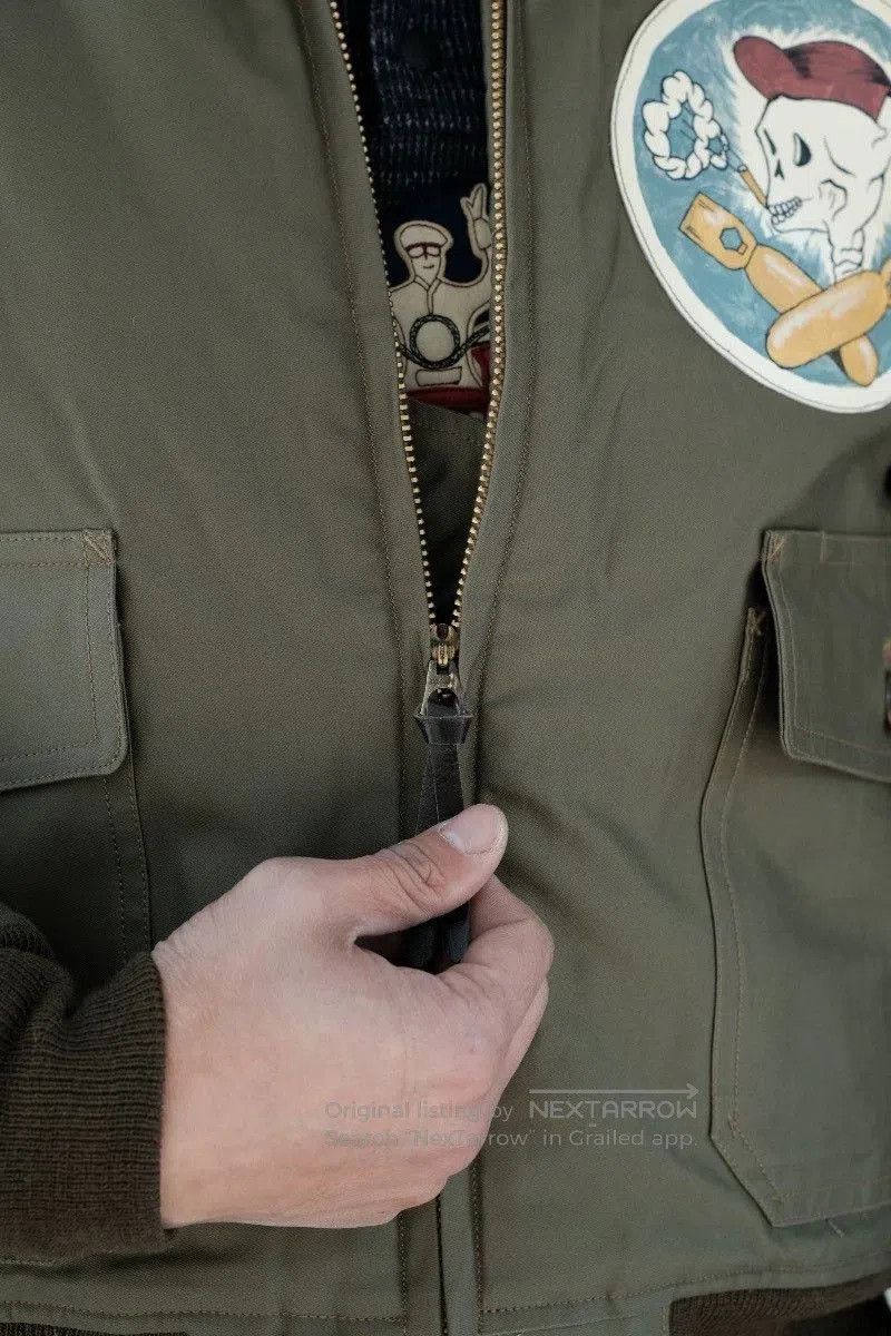 Buzz Rickson's Buzz Rickson's B10 Alpaca Flight Jacket. Size US XXS / EU 40 - 6 Thumbnail