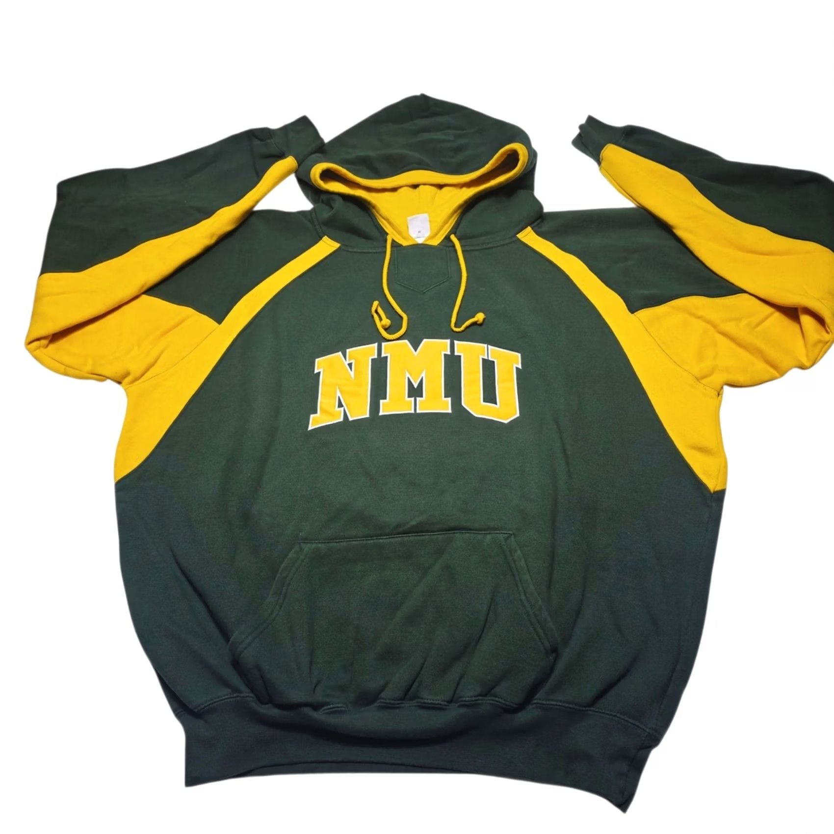 Vintage VINTAGE Northern Michigan University Hoodie Cotton Heavyweight 2XL Stitched Y2k Size US XXL / EU 58 / 5 - 2 Thumbnail
