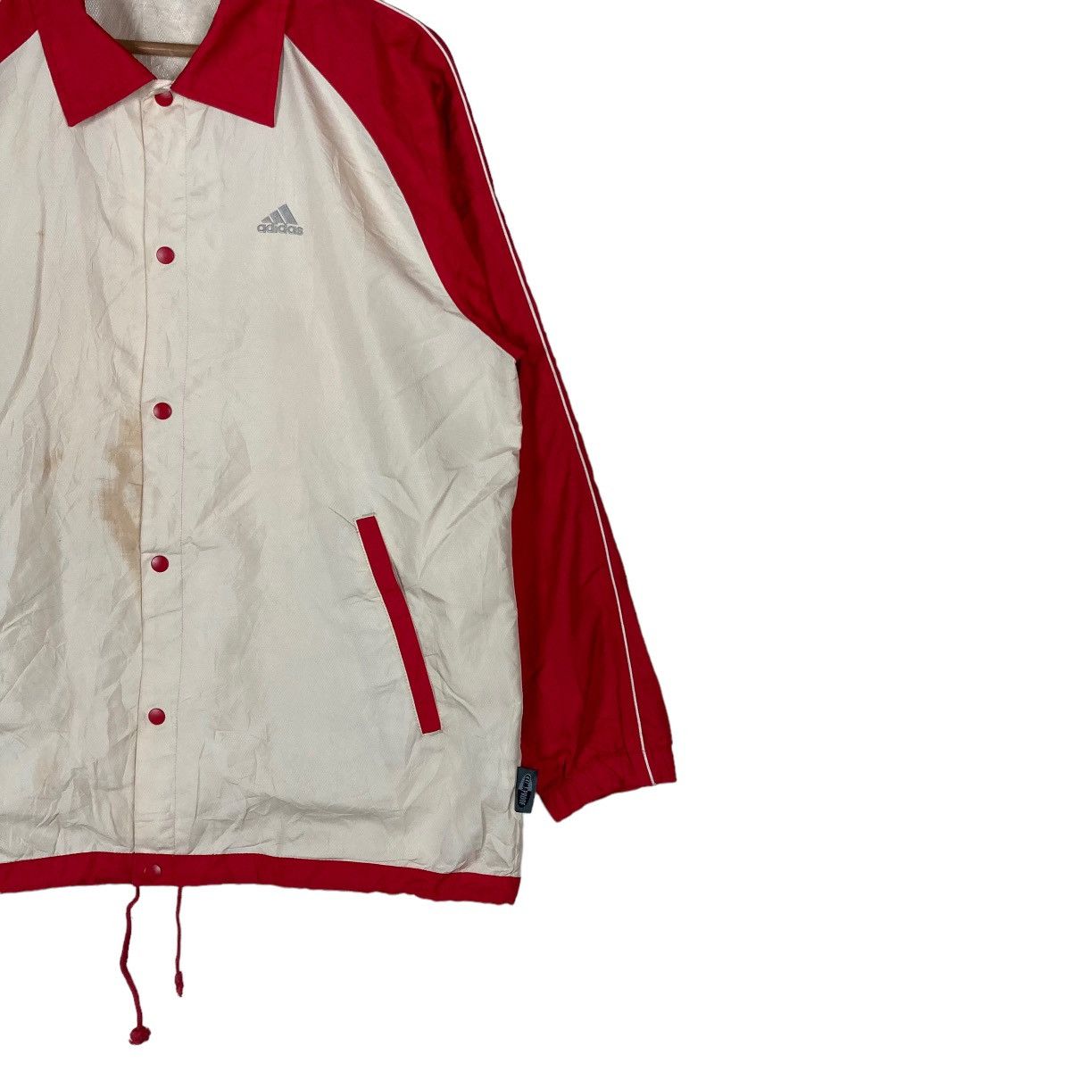 Adidas Adidas Mini Logo Two Tone Snap Button Jacket Size US S / EU 44-46 / 1 - 6 Thumbnail
