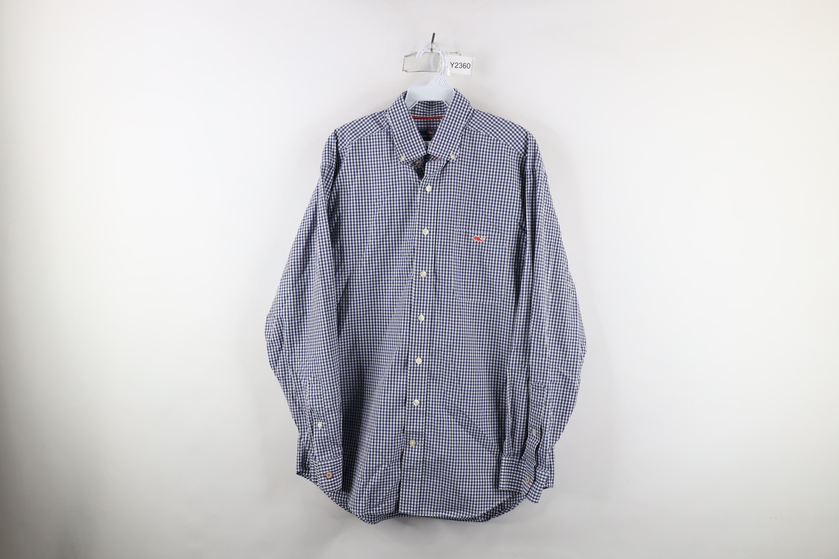 Vineyard Vines × Vintage Vineyard Vines Collared Button Down Shirt Gingham Plaid Size US M / EU 48-50 / 2 - 1 Thumbnail