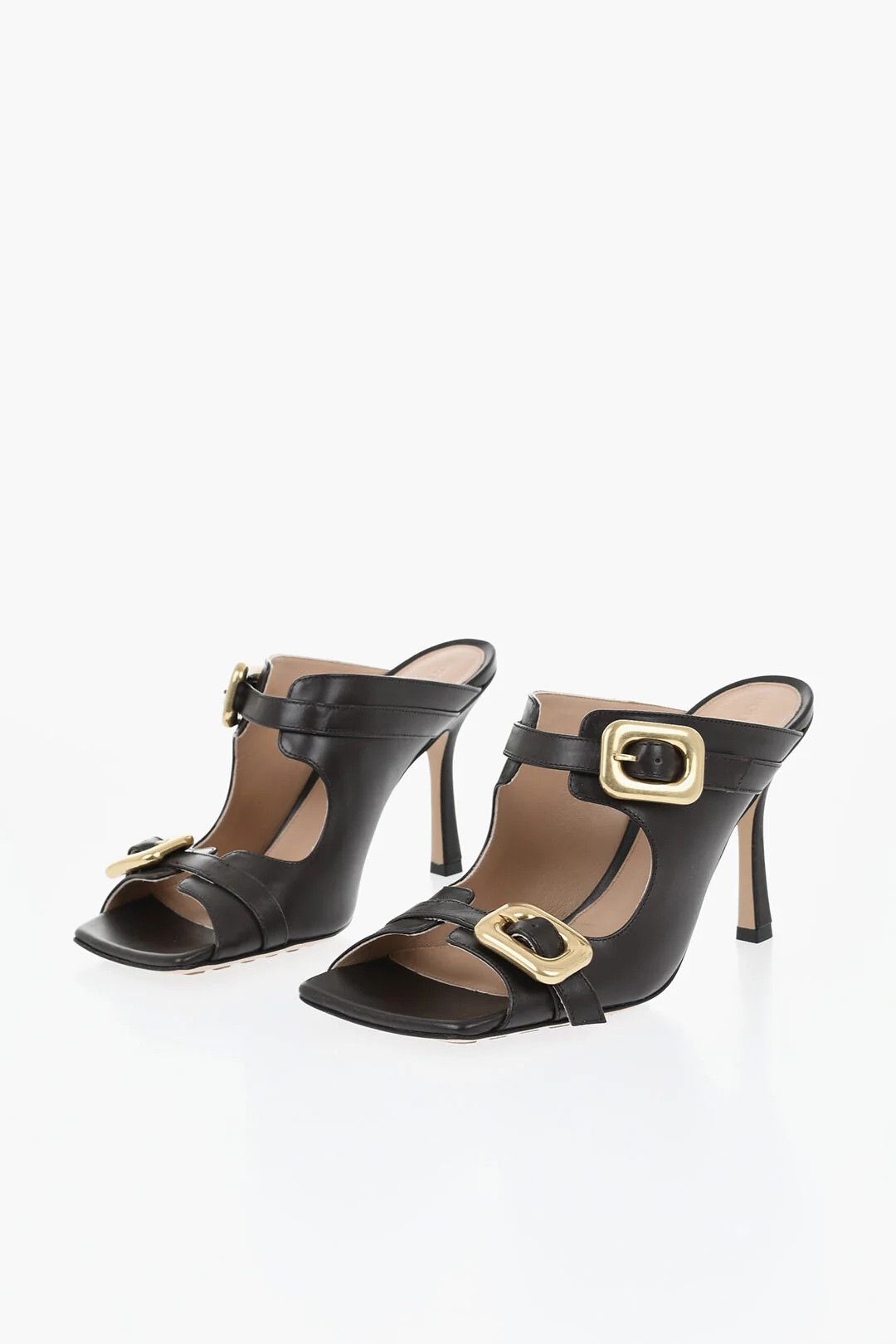 Bottega Veneta og1mm0426 Leather Sandals in Brown Size US 9 / IT 39 - 3 Thumbnail