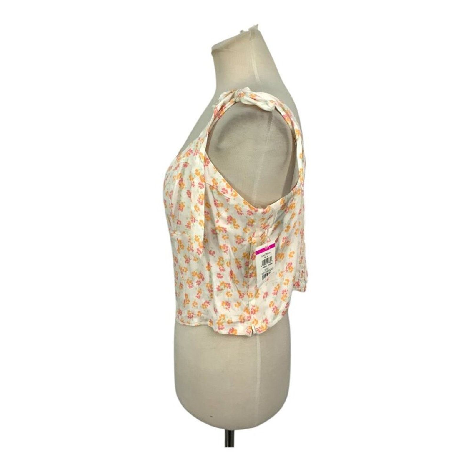 BP. Bp Floral Tie Strap Corset Top Size XL NWOT $29 MSRP Size XL / US 12-14 / IT 48-50 - 5 Thumbnail