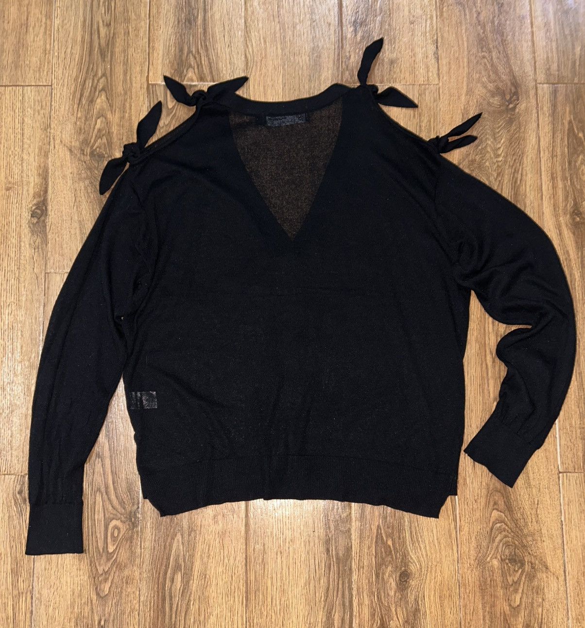 GU × Undercover Gu x Undercover Sheer Knit Cardigan Size L / US 10 / IT 46 - 6 Thumbnail