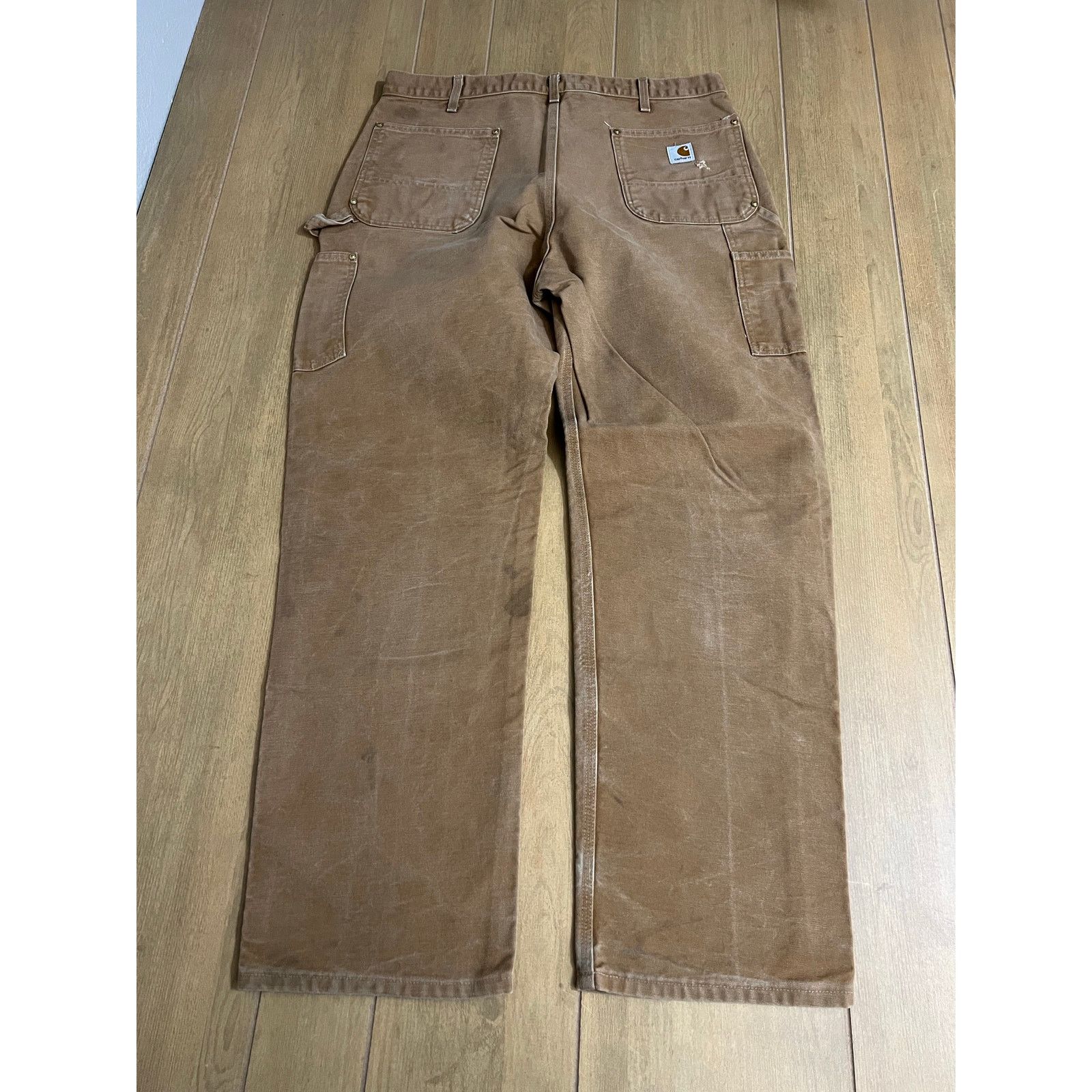 Carhartt Carhartt B01 BRN Dungaree Fit Double Knee Brown Sz 36x31 Size US 36 / EU 52 - 13 Thumbnail