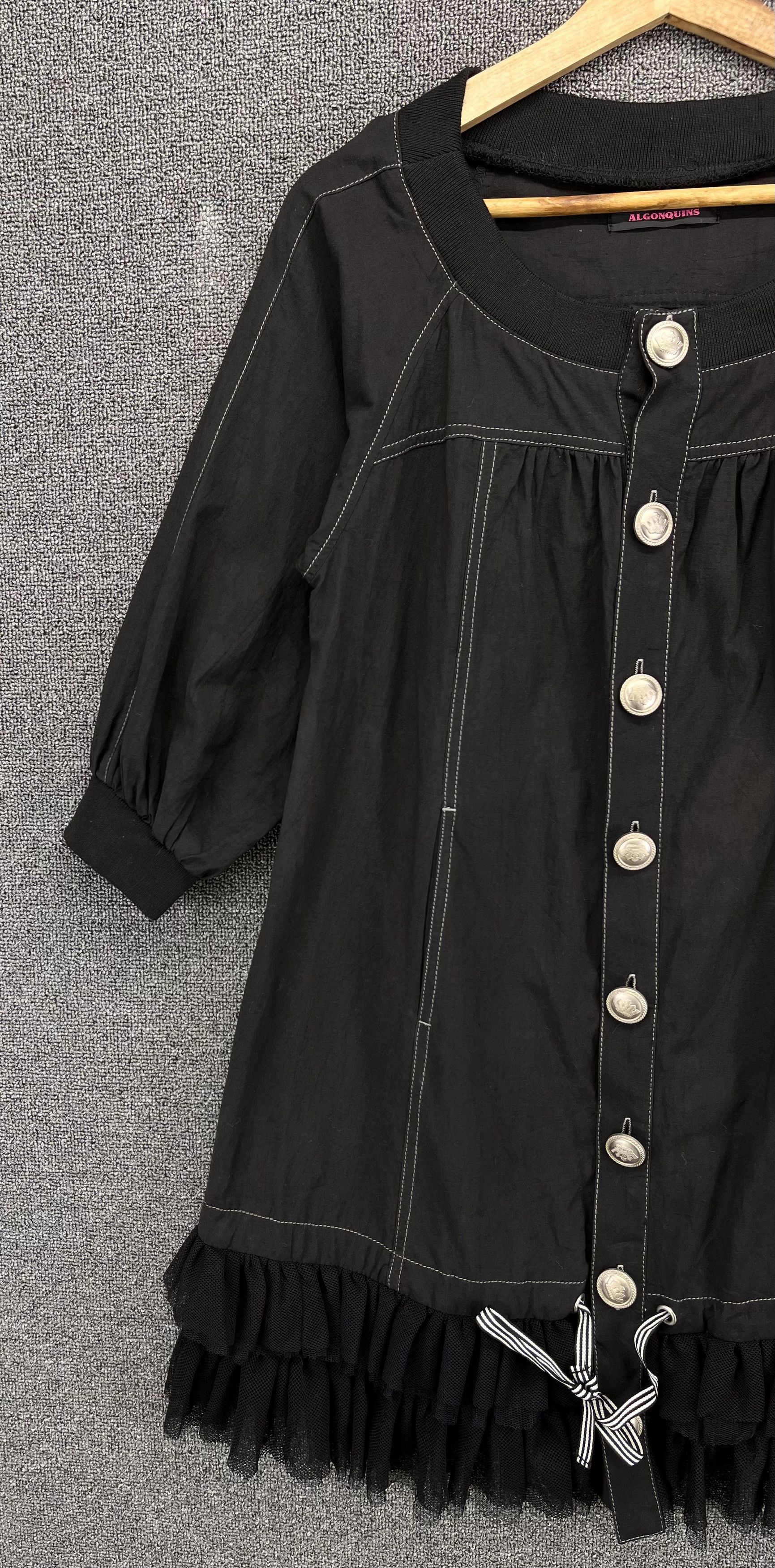 Japanese Brand Vintage Algonquins Rare Button Up Punk Blouse Cardigan Size S / US 4 / IT 40 - 3 Thumbnail