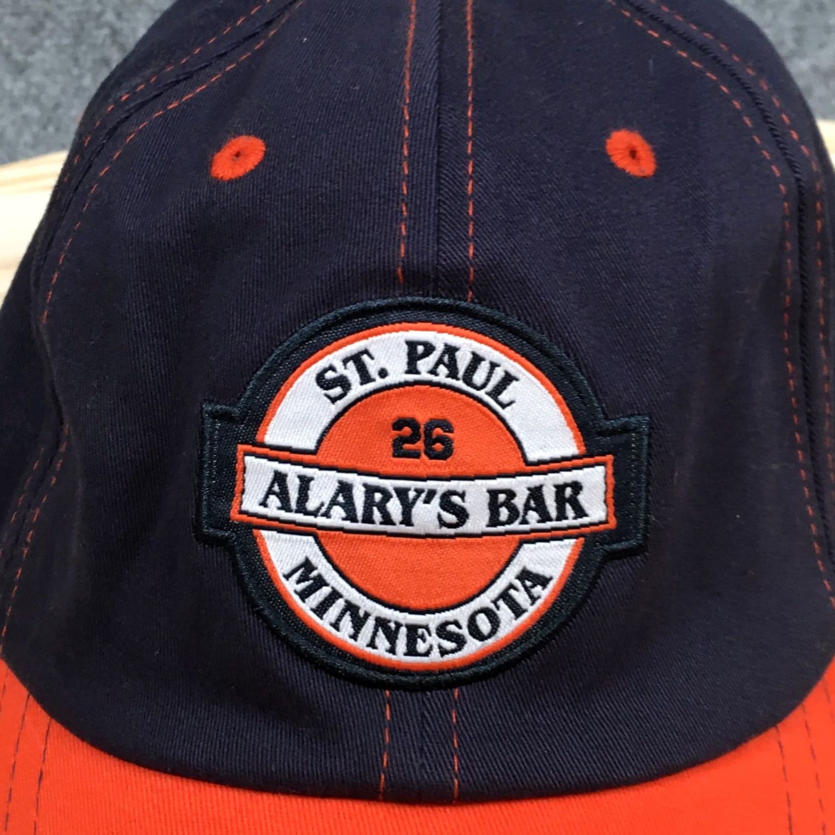 Vintage Gator Garb Minnesota St Paul Alarys Bar Baseball Cap Blue Orange OS Embroidered Unsiex Men Size ONE SIZE - 3 Thumbnail