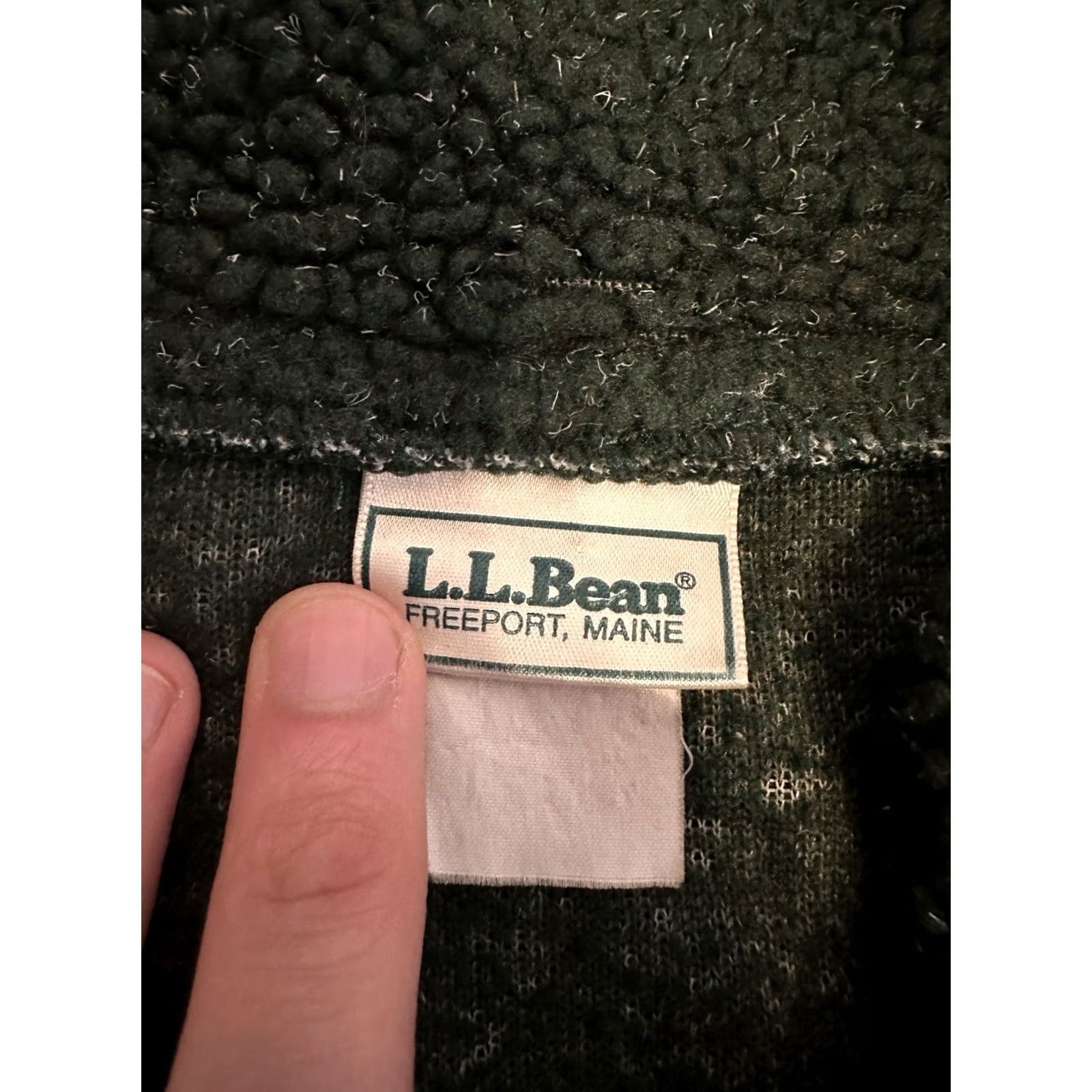 Vintage VINTAGE 90s LL Bean Fleece Pullover Jacket XL Green Mens Size US XL / EU 56 / 4 - 2 Thumbnail