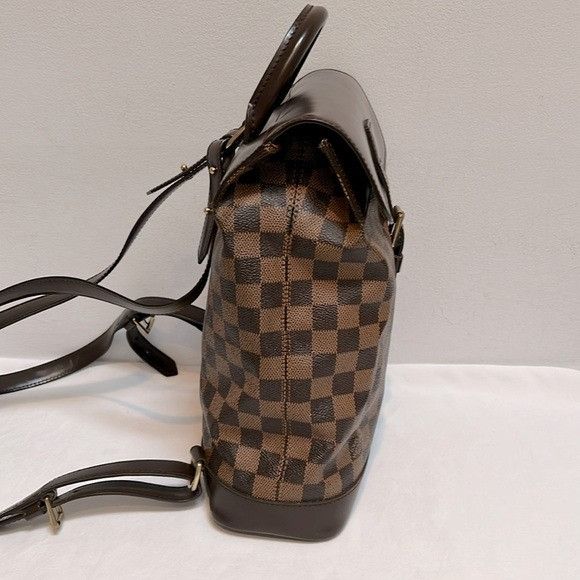 Louis Vuitton Louis Vuitton Damier Ebene Soho Vintage Backpack Size ONE SIZE - 6 Thumbnail