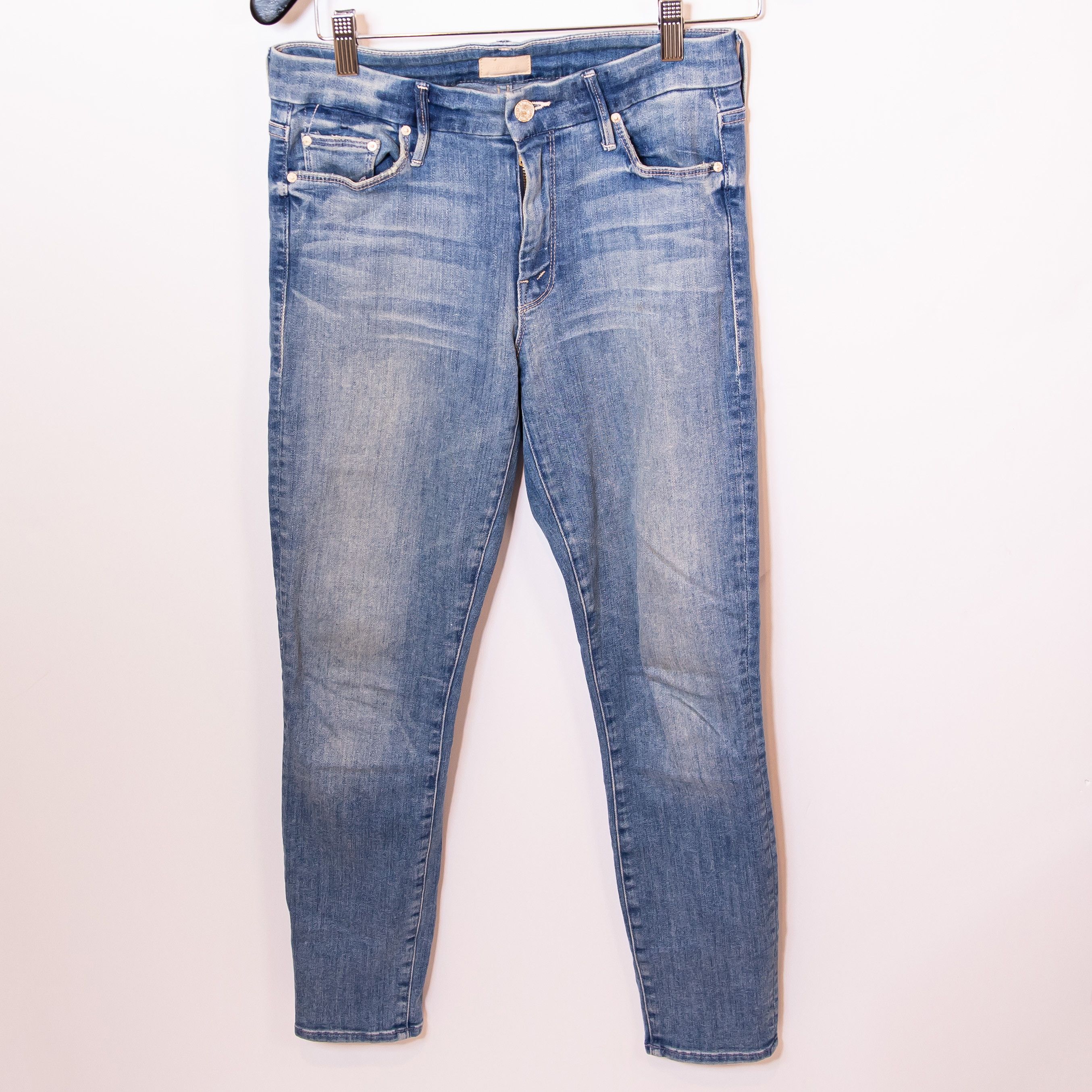 MOTHER Mother Denim The Looker Crop Cotton Stretch Size 25" / US 0 / IT 36 - 1 Thumbnail