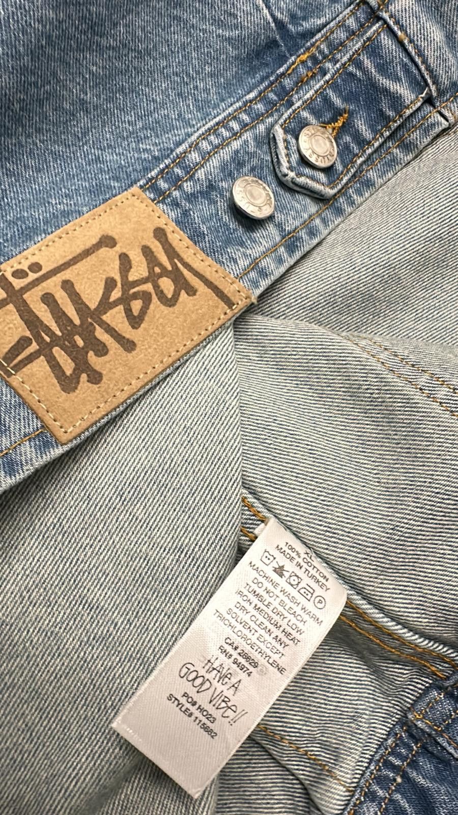 Stussy Stussy HO23 Zip Work Jacket Denim Blue Size US XL / EU 56 / 4 - 8 Thumbnail