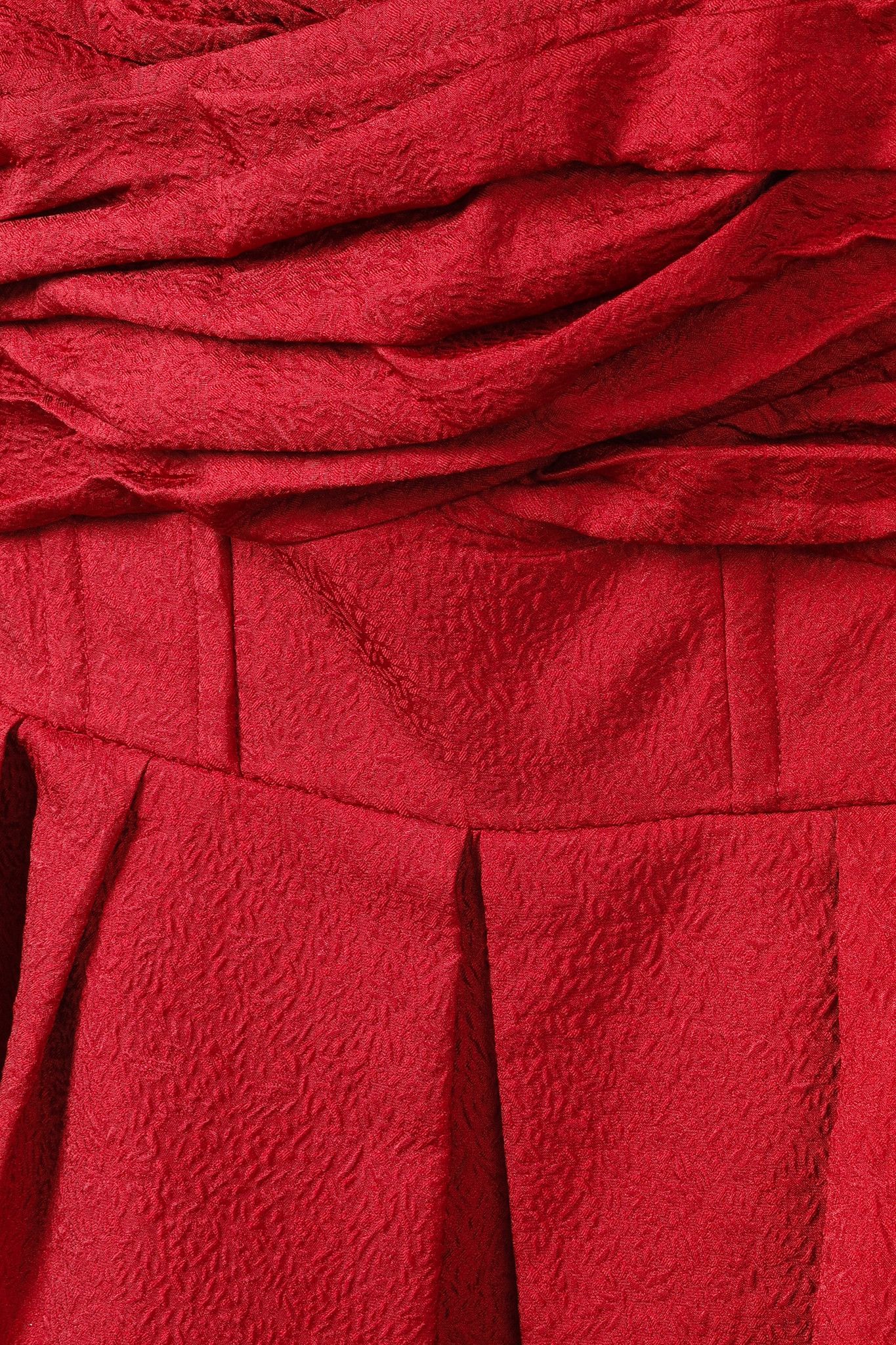 Self-Portrait Self-Portrait 2021 Textured Off Shoulder Red Dress Size M / US 6-8 / IT 42-44 - 6 Thumbnail