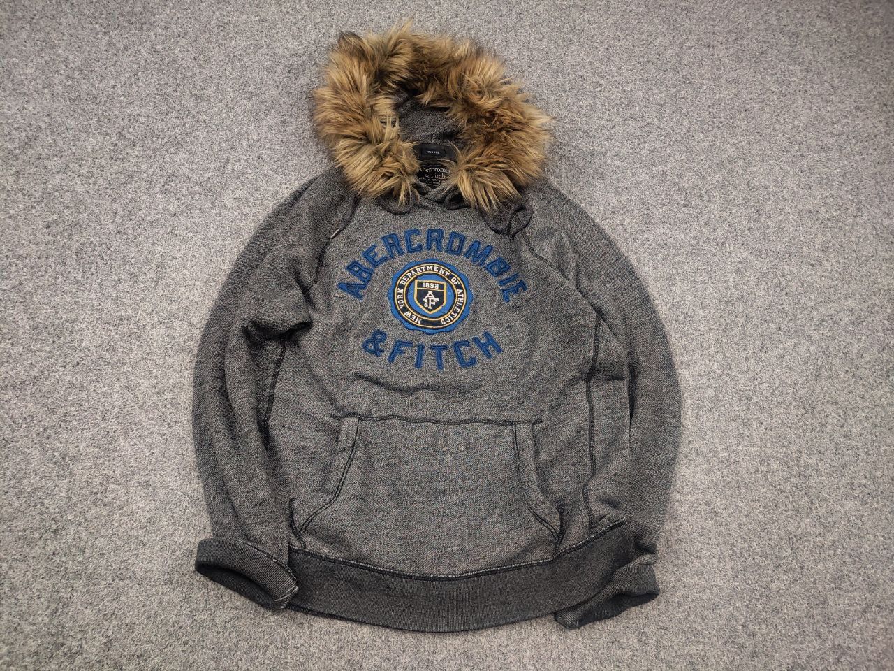 If Six Was Nine Vintage Abercrombie Logo Fur Hoodie Y2K if six was nine Size US L / EU 52-54 / 3 - 2 Thumbnail