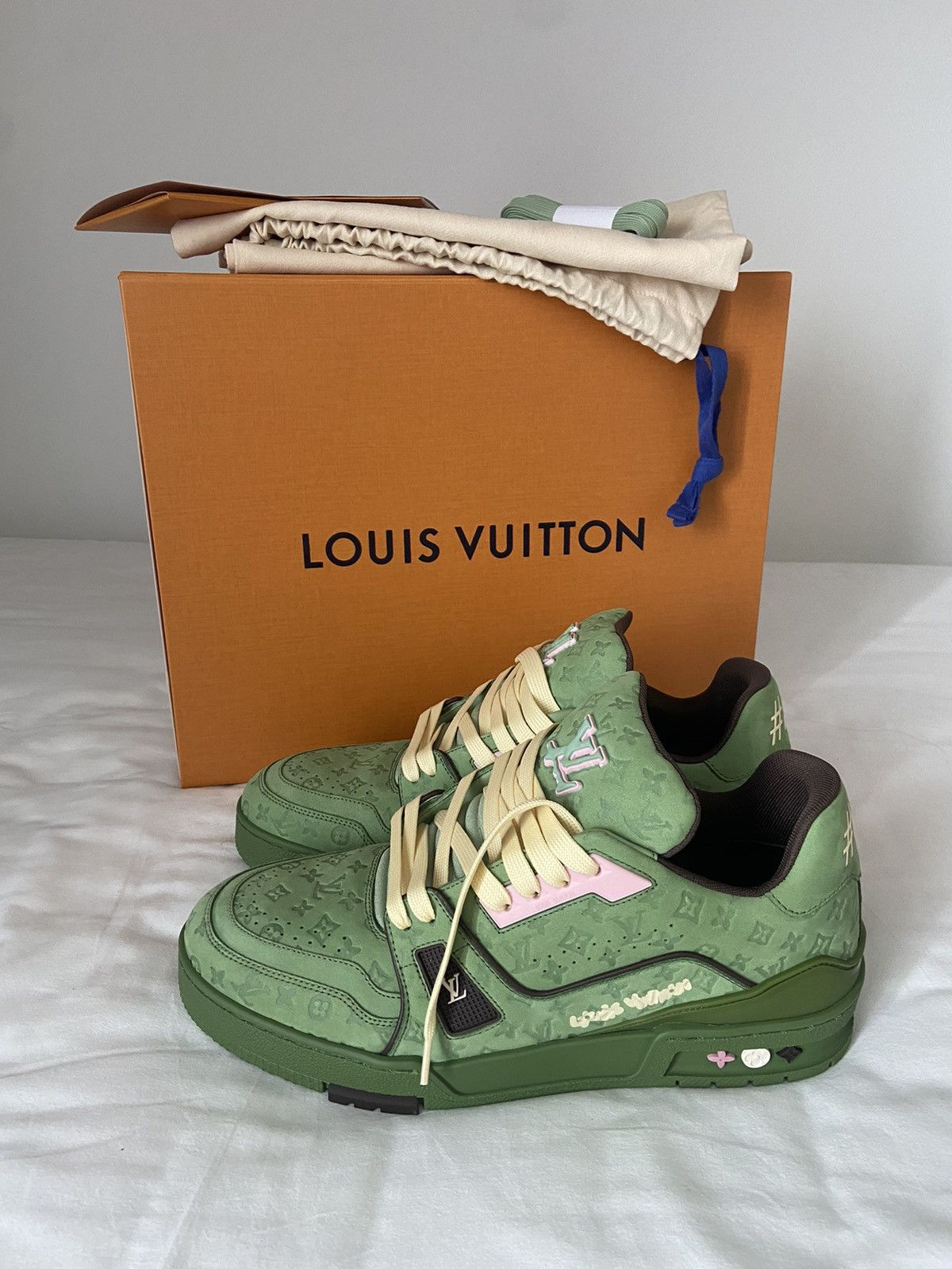 Louis Vuitton Pre-Owned x Tyler the Creator LV Trainer sneakers - Neutrals