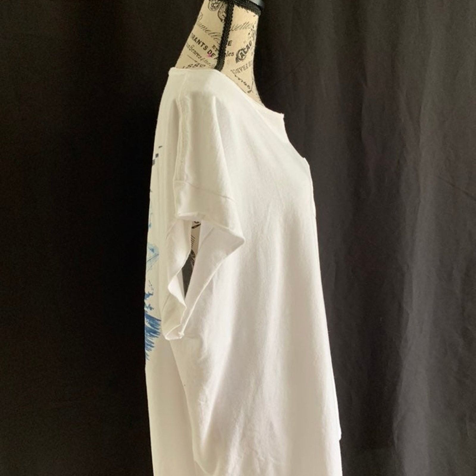 Guy Harvey Guy Harvey Men's Sz 2XL Shirt Cut Off White Swordfish Sport Size US XXL / EU 58 / 5 - 6 Thumbnail
