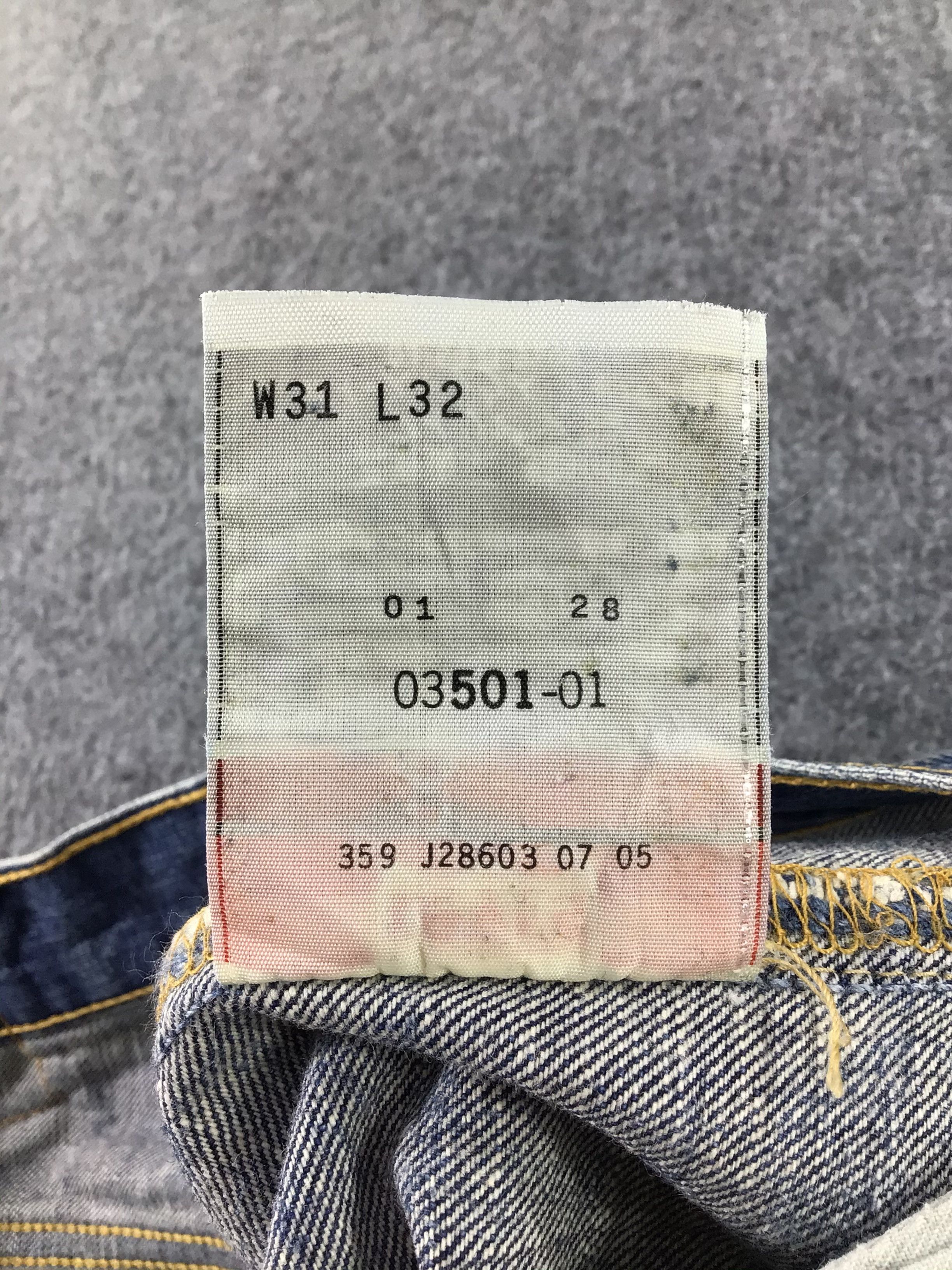 Levi's × Vintage Vintage 90s Levis 501 Jeans-JM508 Size US 32 / EU 48 - 10 Thumbnail