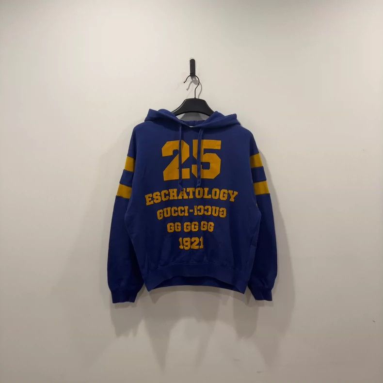 Gucci Gucci Blue old logo hoodie 2502-Nextarrow Size US XS / EU 42 / 0 - 1 Thumbnail