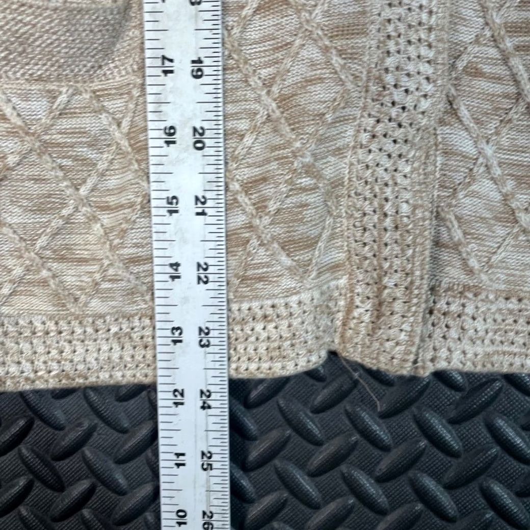 Jones New York Jones New York Sweater Cardigan PL Light Brown Heather Button Up Light Weight Womens Size L / US 10 / IT 46 - 6 Thumbnail