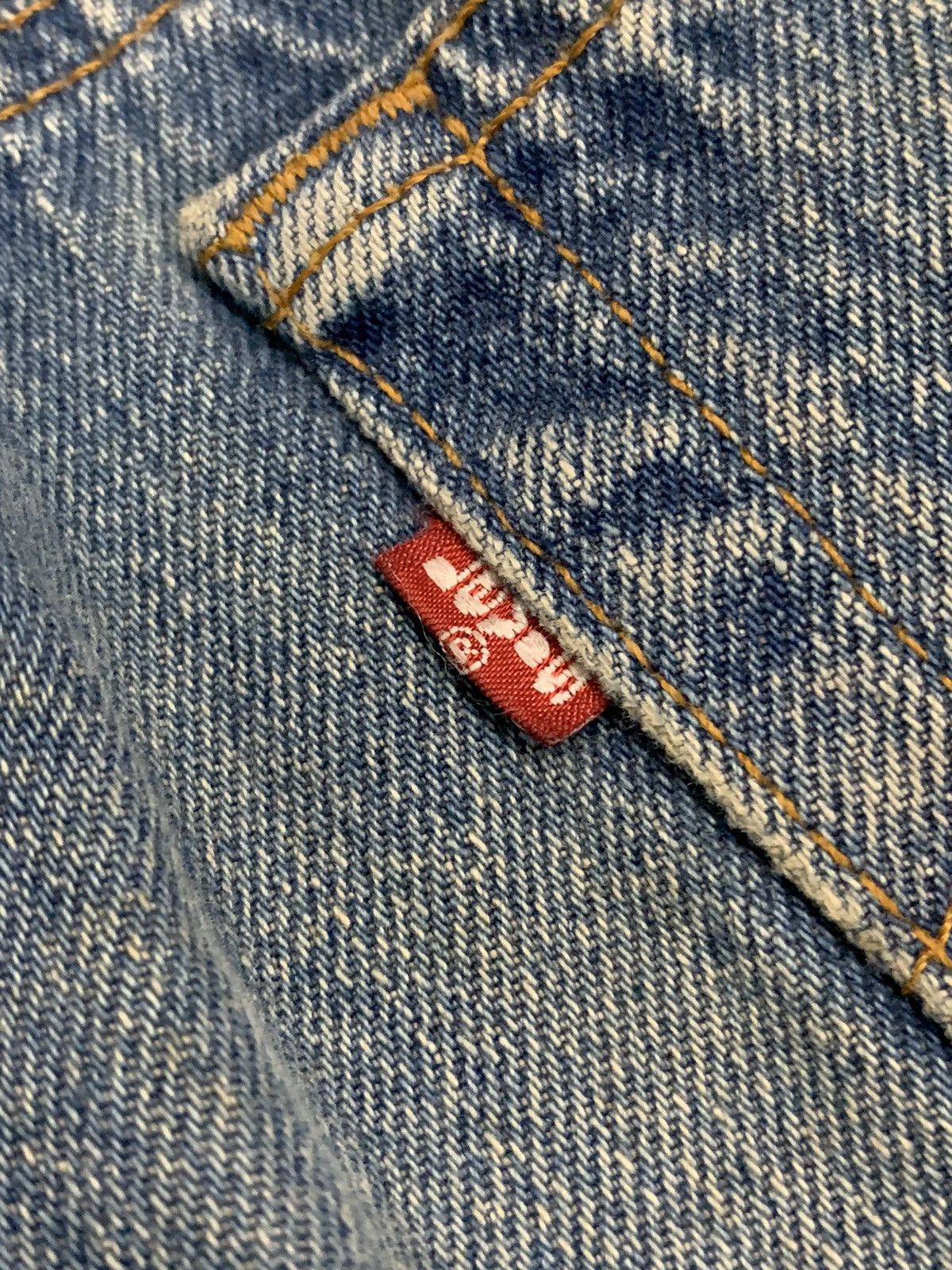 Levi's Levis 501 Vintage Muddy Patch Distressed Denim Size US 30 / EU 46 - 20 Thumbnail