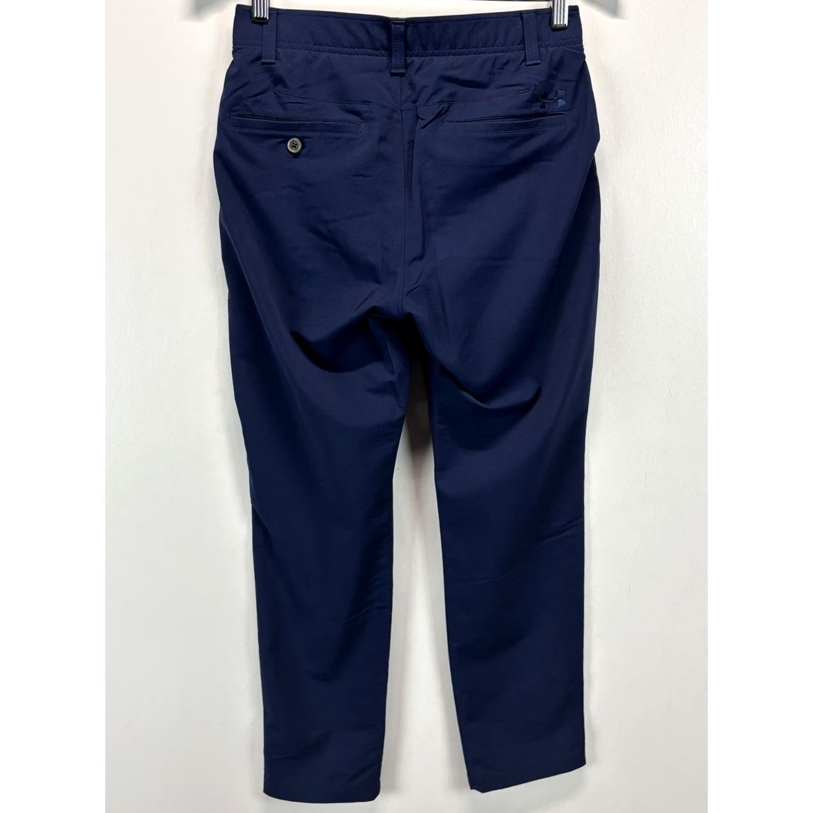 Under Armour Under Armour Pants Mens 30x30 Blue Performance Lightweight Chino Flat Front Regular Straight Golf Sports 90s? Size US 30 / EU 46 - 3 Thumbnail