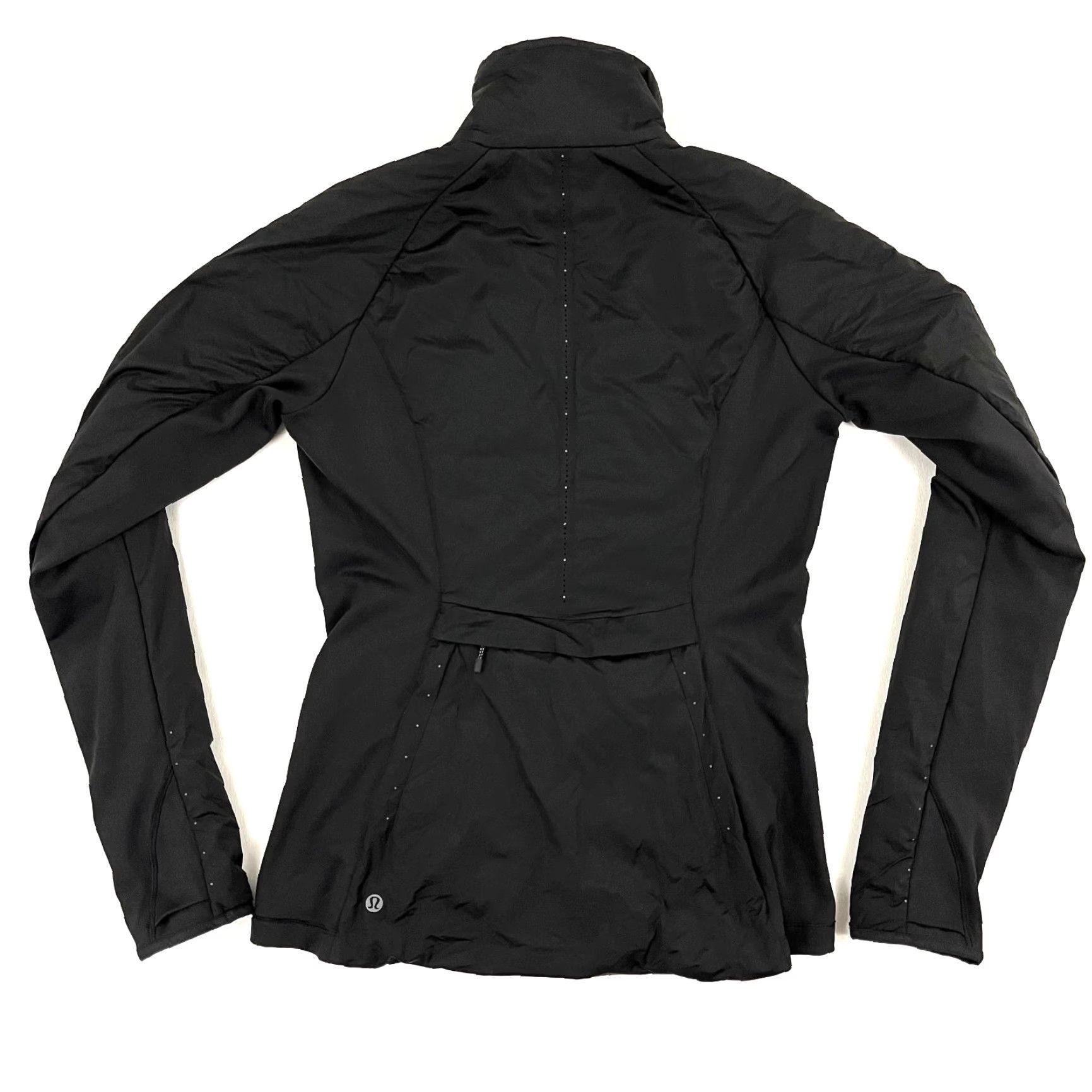 Lululemon Lululemon Run For Cold Jacket Women Sz 6 Black Primaloft Full Zip Pockets Thumbholes Athletic Womens Size M / US 6-8 / IT 42-44 - 2 Thumbnail