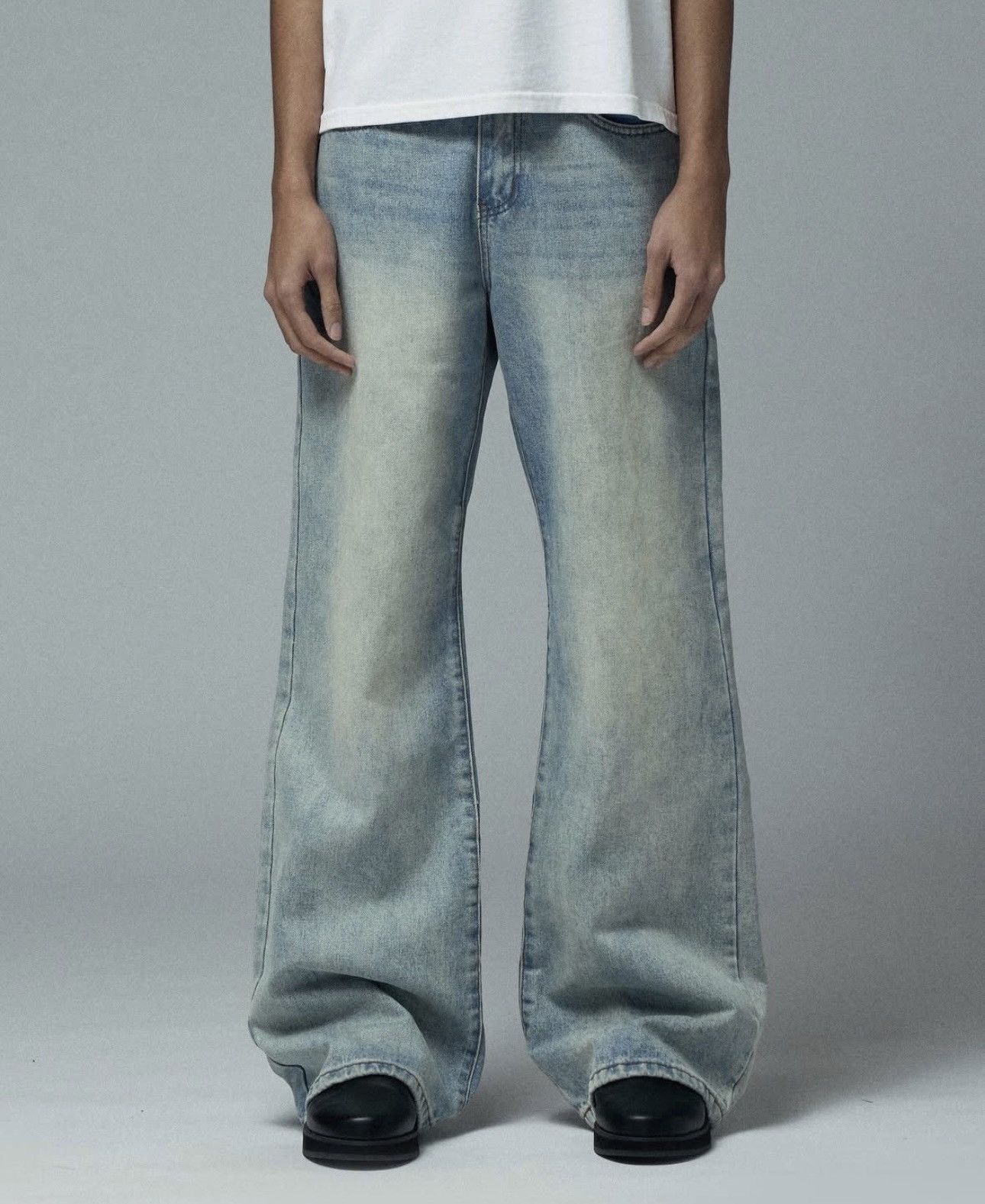basketcase gallery Basketcase gallery lax flare denim | Grailed