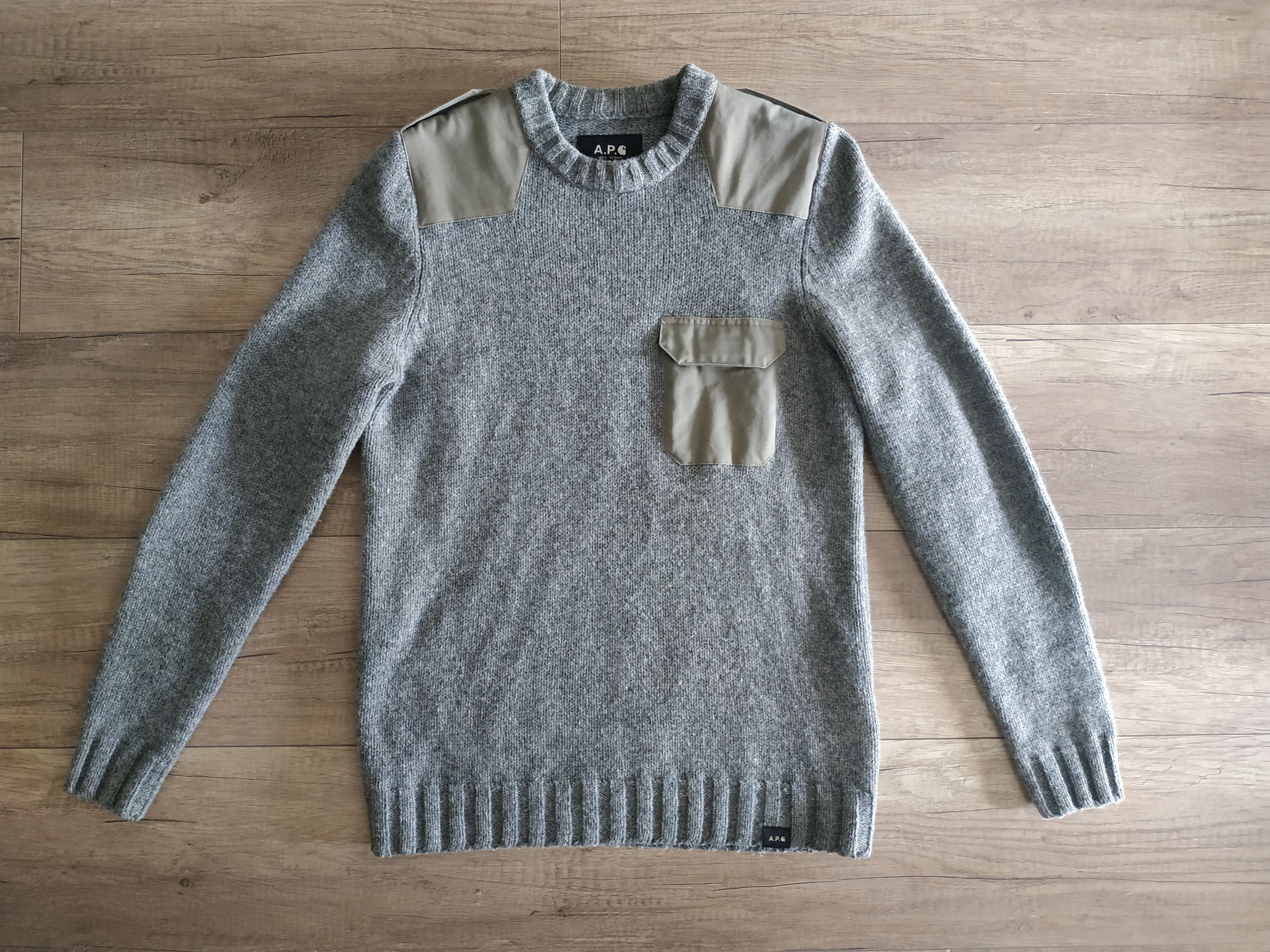A.P.C. × Carhartt Wip Carhartt x A.P.C.Commando Men's Military Wool Sweater, s. M Size US M / EU 48-50 / 2 - 3 Thumbnail