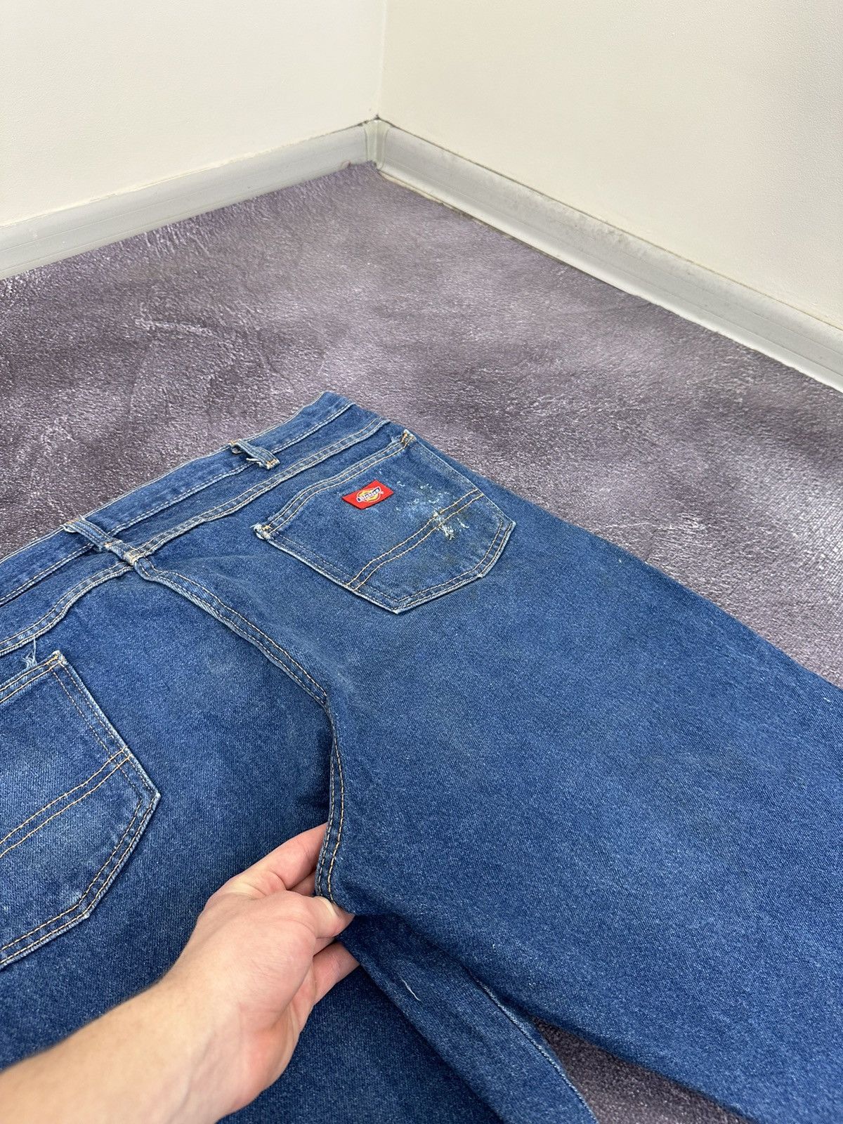 Dickies Vintage Dickies Baggy Distressed Opium Faded USA Work Jeans Size US 42 / EU 58 - 8 Thumbnail