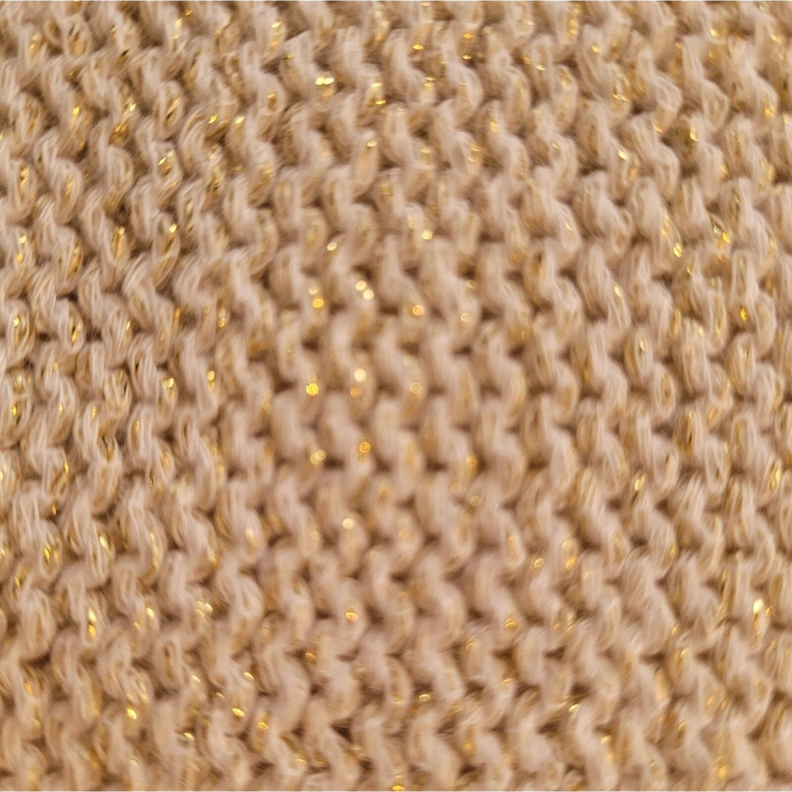 Liz Claiborne Liz Claiborne Tan Knit Sleeveless Shirt Gold Shimmer. Small Size S / US 4 / IT 40 - 3 Thumbnail