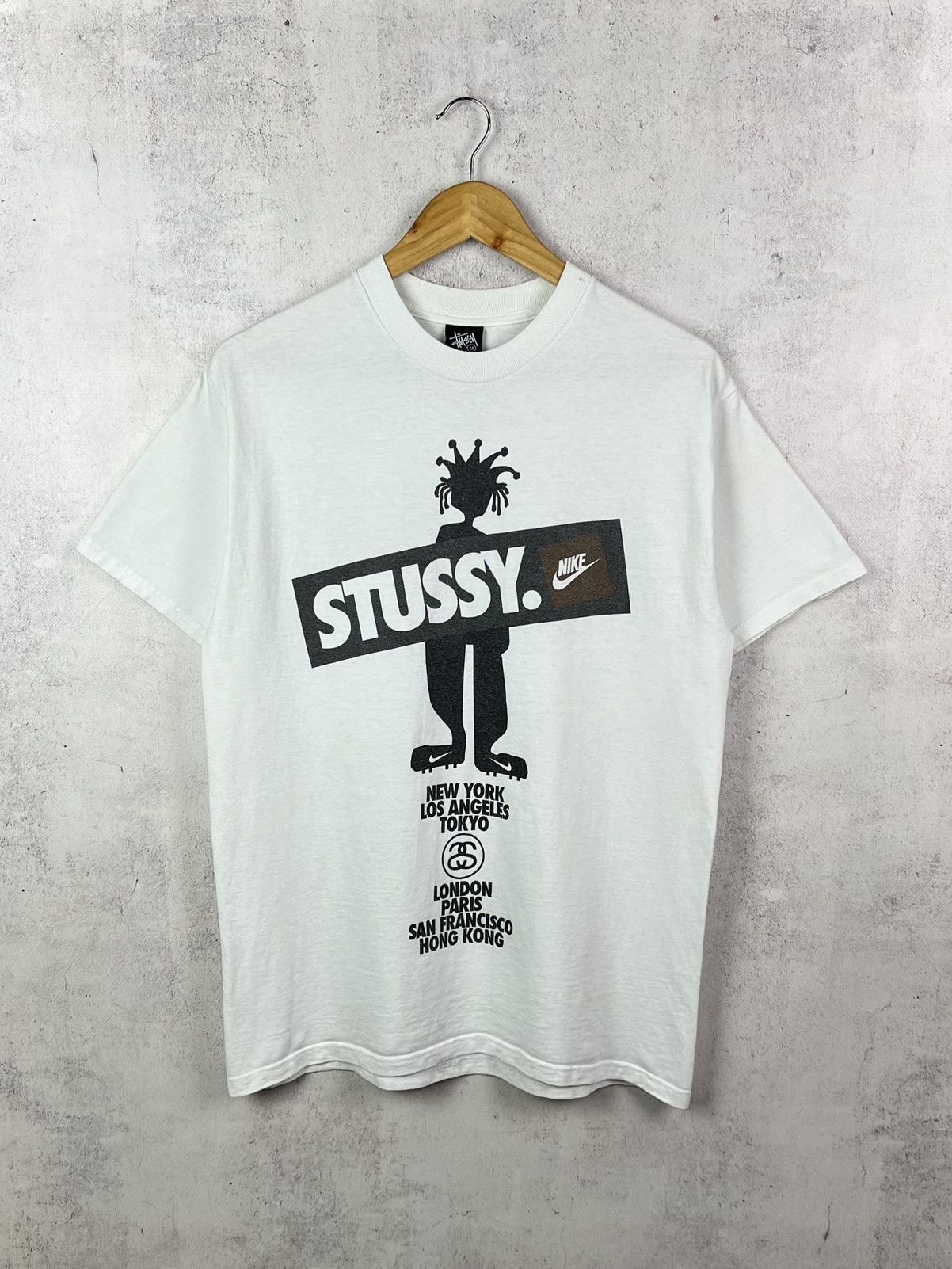 Nike × Stussy Vintage Stussy International Nike Double Sided T-Shirt Retro Size US M / EU 48-50 / 2 - 1 Thumbnail