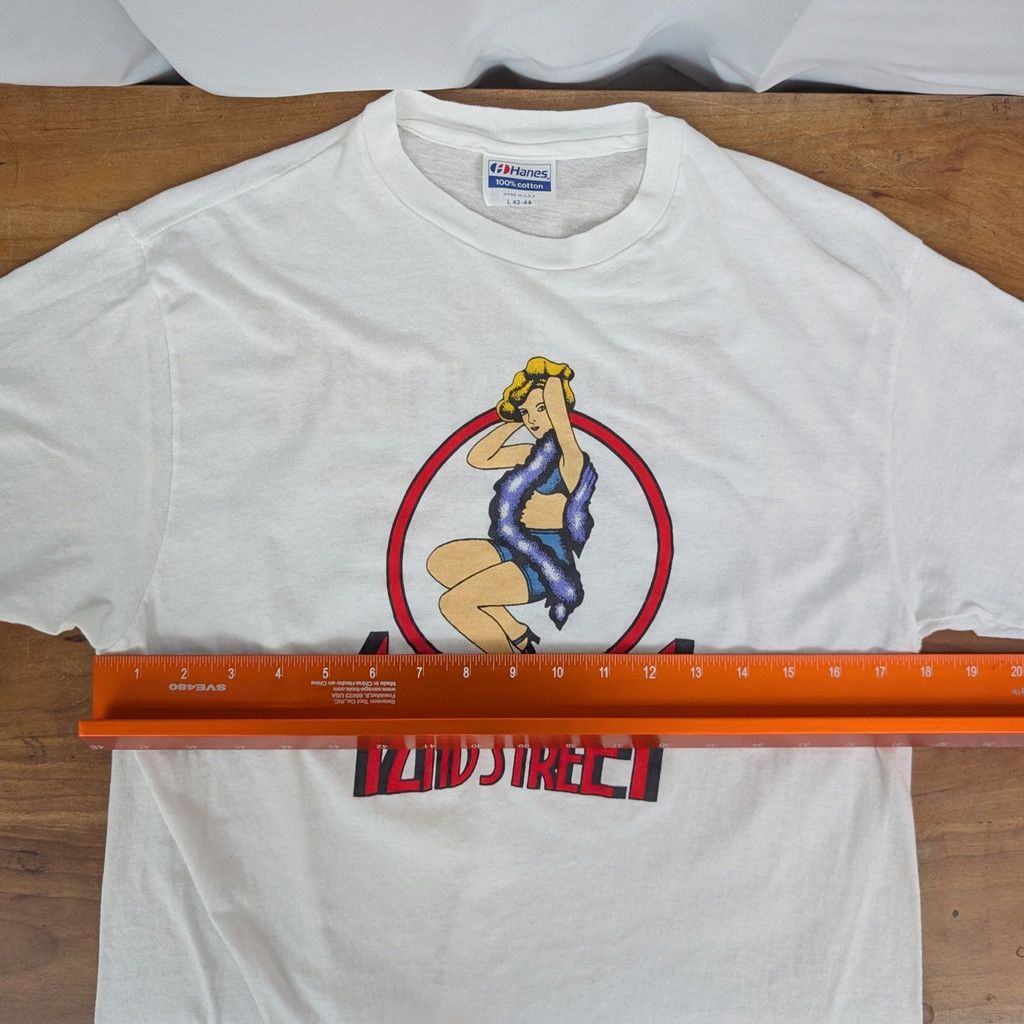 Hanes × Vintage Vintage 42nd Street Broadway Your Single Stitch T-Shirt Size US M / EU 48-50 / 2 - 5 Thumbnail