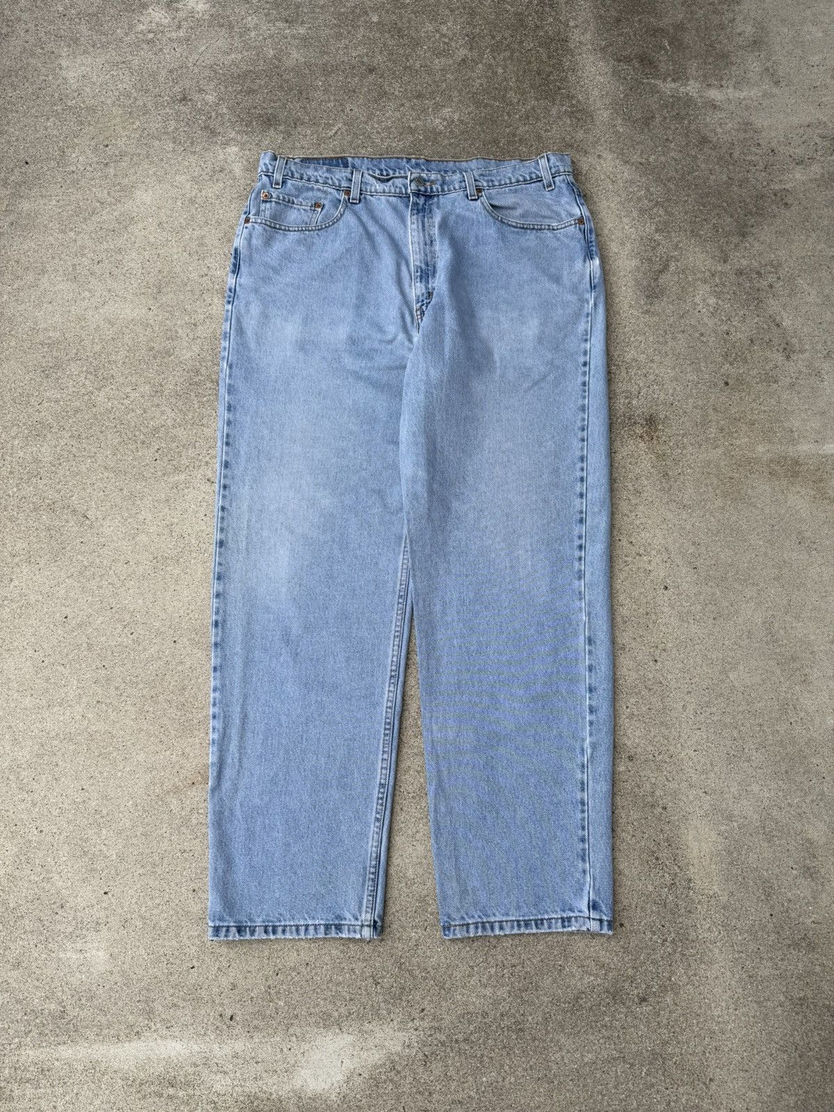Levi's × Vintage Vintage 90’s Levis 550 Relaxed Loose Fit Light Jeans 38x31 Size US 38 / EU 54 - 1 Thumbnail
