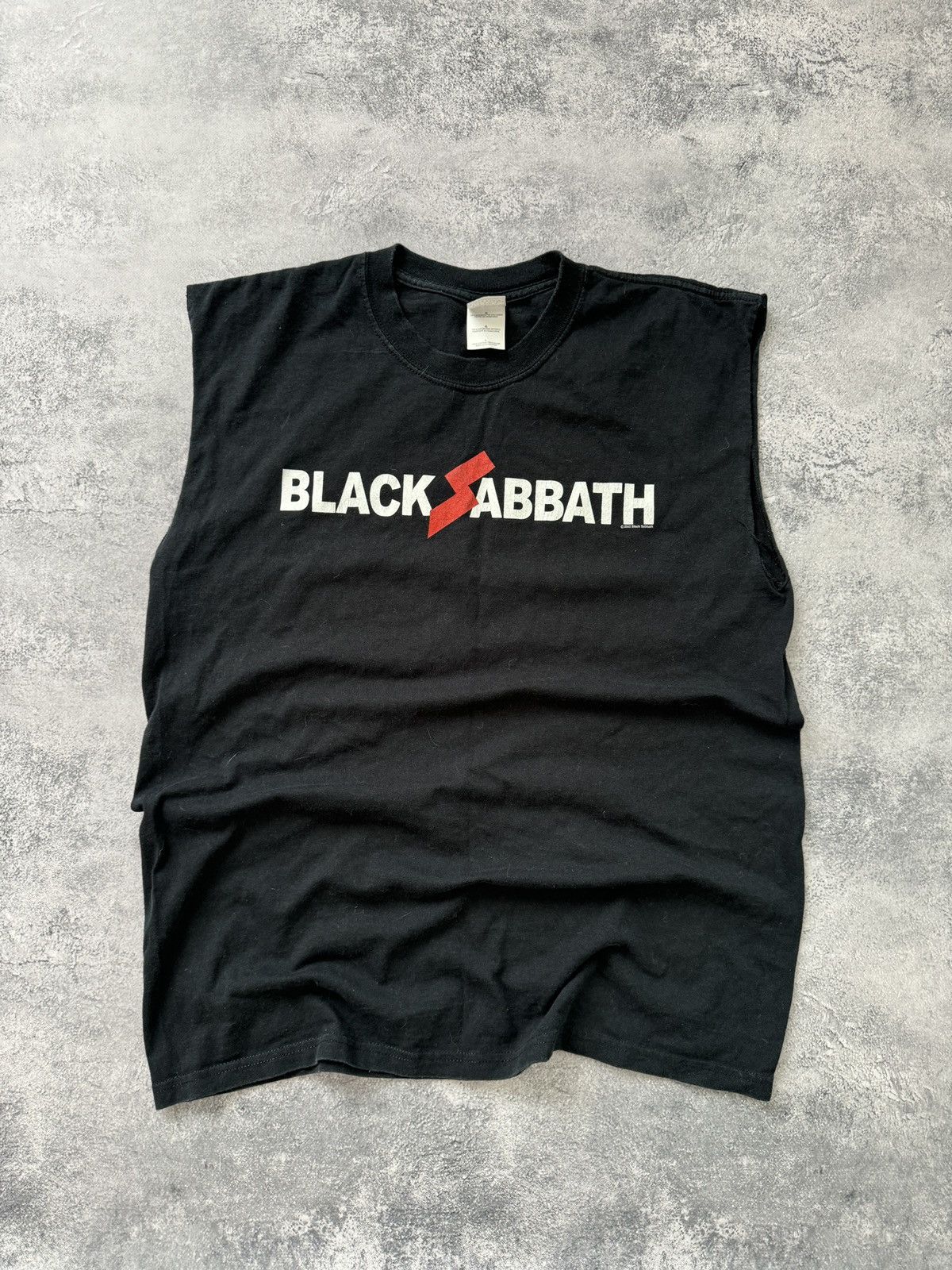 Band Tees × Black Sabbath × Vintage Vintage 2002 Black Sabbath Band Tank Top sizeL Size US L / EU 52-54 / 3 - 1 Thumbnail