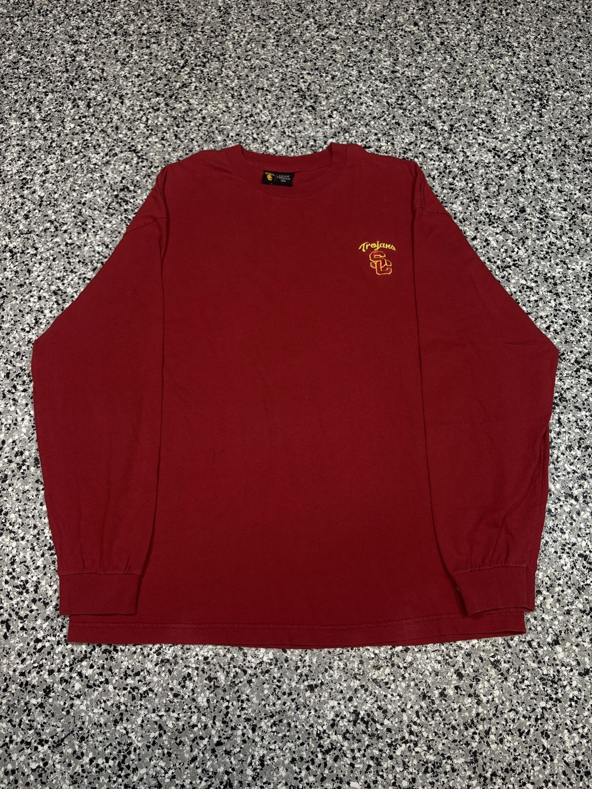 NCAA Vintage 1990s Team Trojans USC College L/S Tee Size XL 0655 Size US XL / EU 56 / 4 - 1 Thumbnail