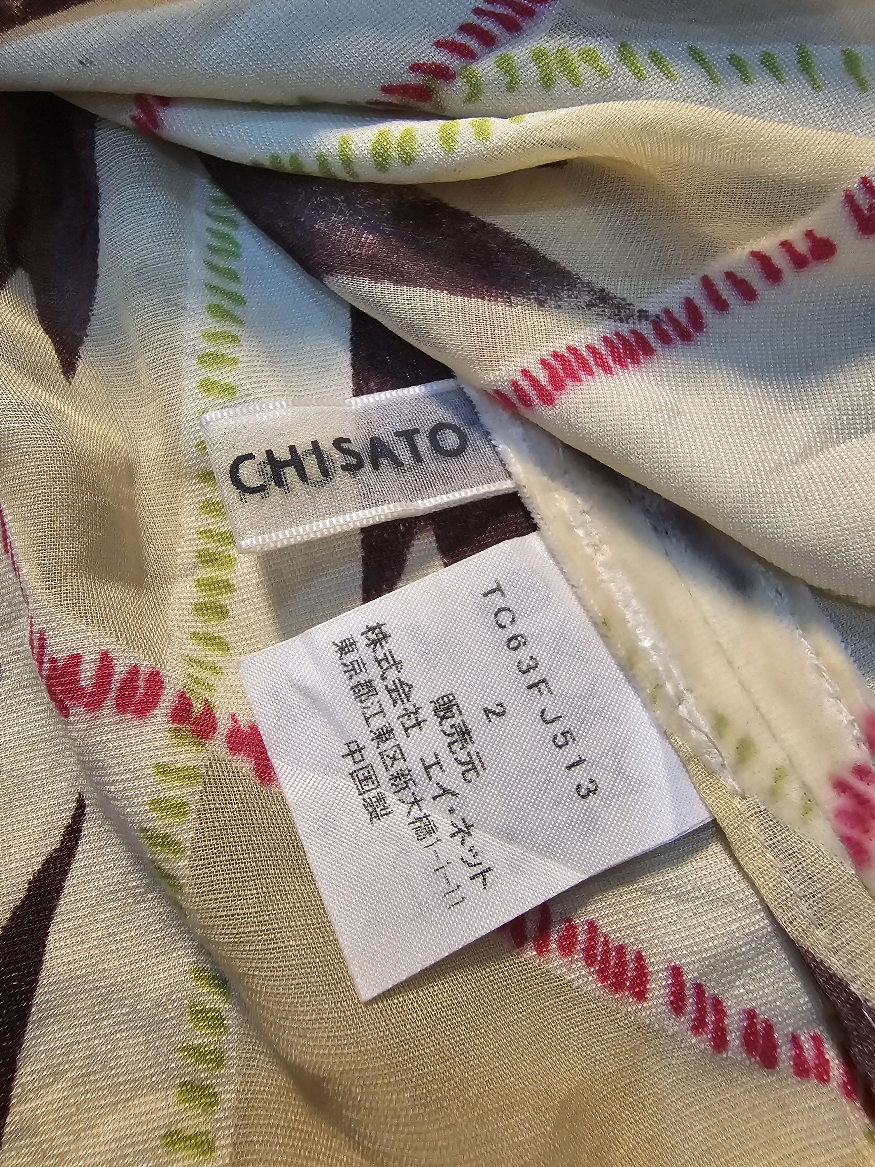 Issey Miyake × Tsumori Chisato 🔥RARE🔥Vintage Tsumori Chisato Silk Shirt blouse Size M / US 6-8 / IT 42-44 - 3 Thumbnail