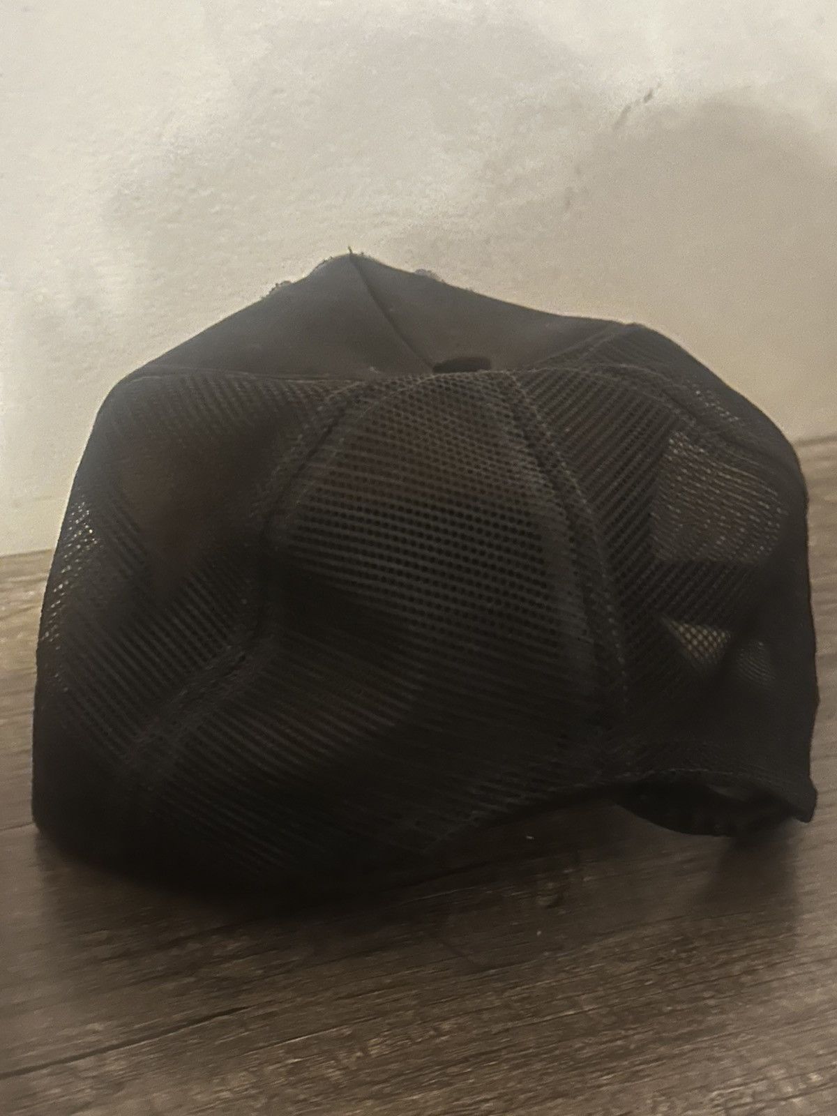 Harley Davidson Vintage 1983 HarleyDavidson Truck Hat Black Mesh embroidered Size 44 - 3 Thumbnail
