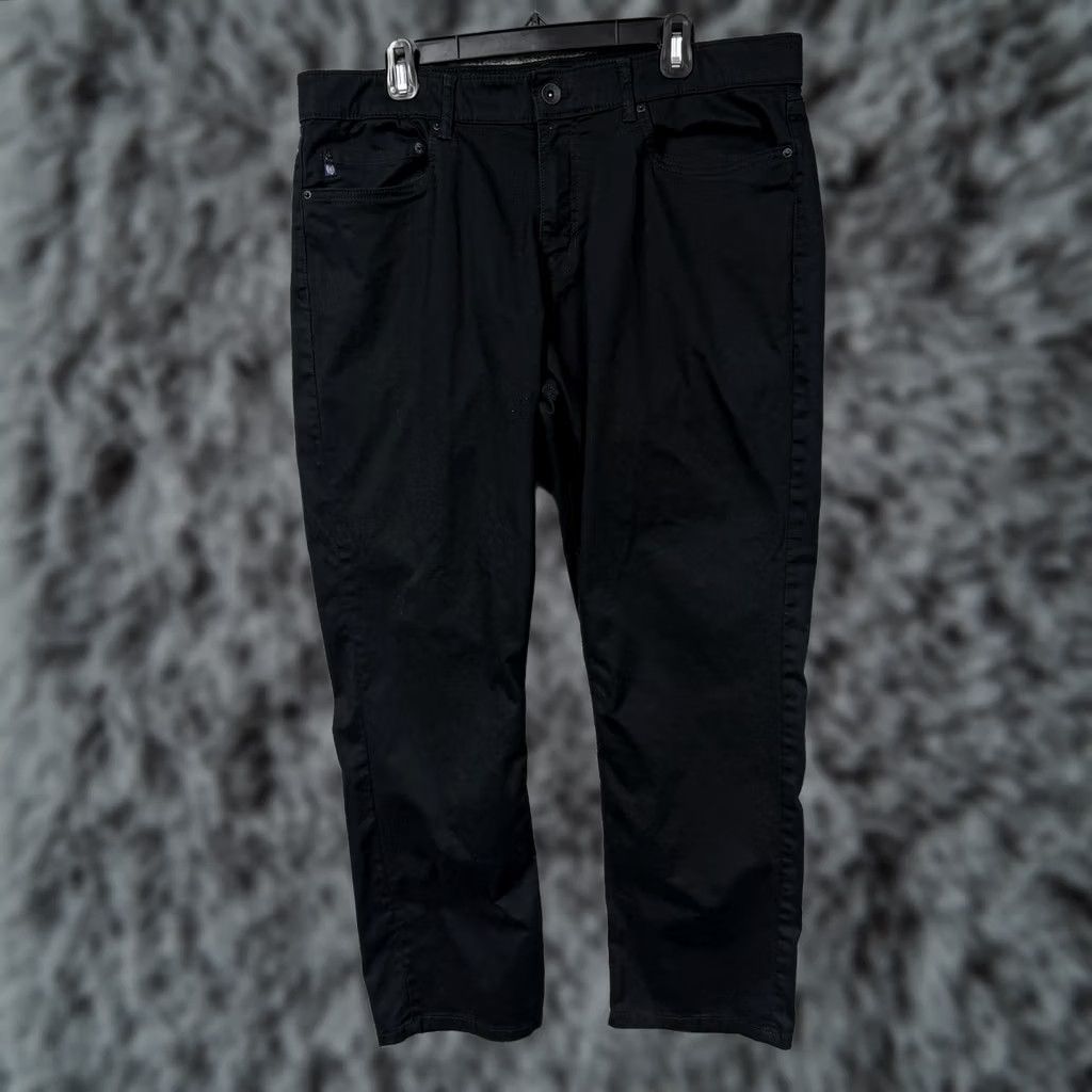 Chaps Chaps Slim Straight Pants Mens 36x27 Black Stretch Denim 5-Pocket Casual Chino Shirt? Size US 36 / EU 52 - 1 Thumbnail