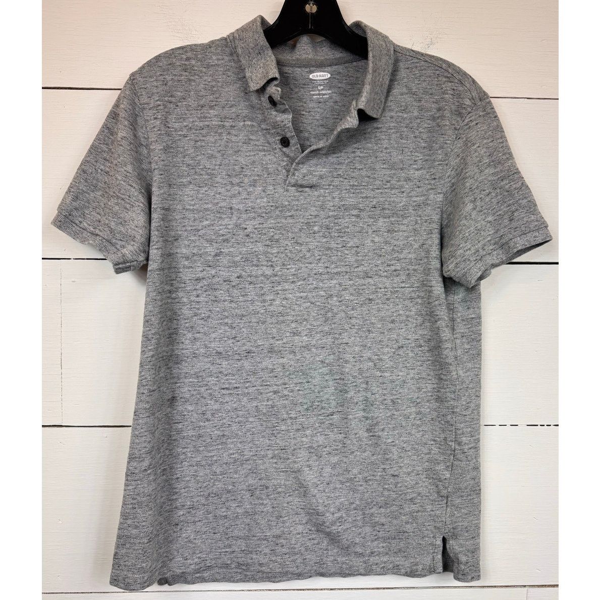 Old Navy Old Navy Gray Polo Shirt Men's Size Small Size US S / EU 44-46 / 1 - 1 Thumbnail