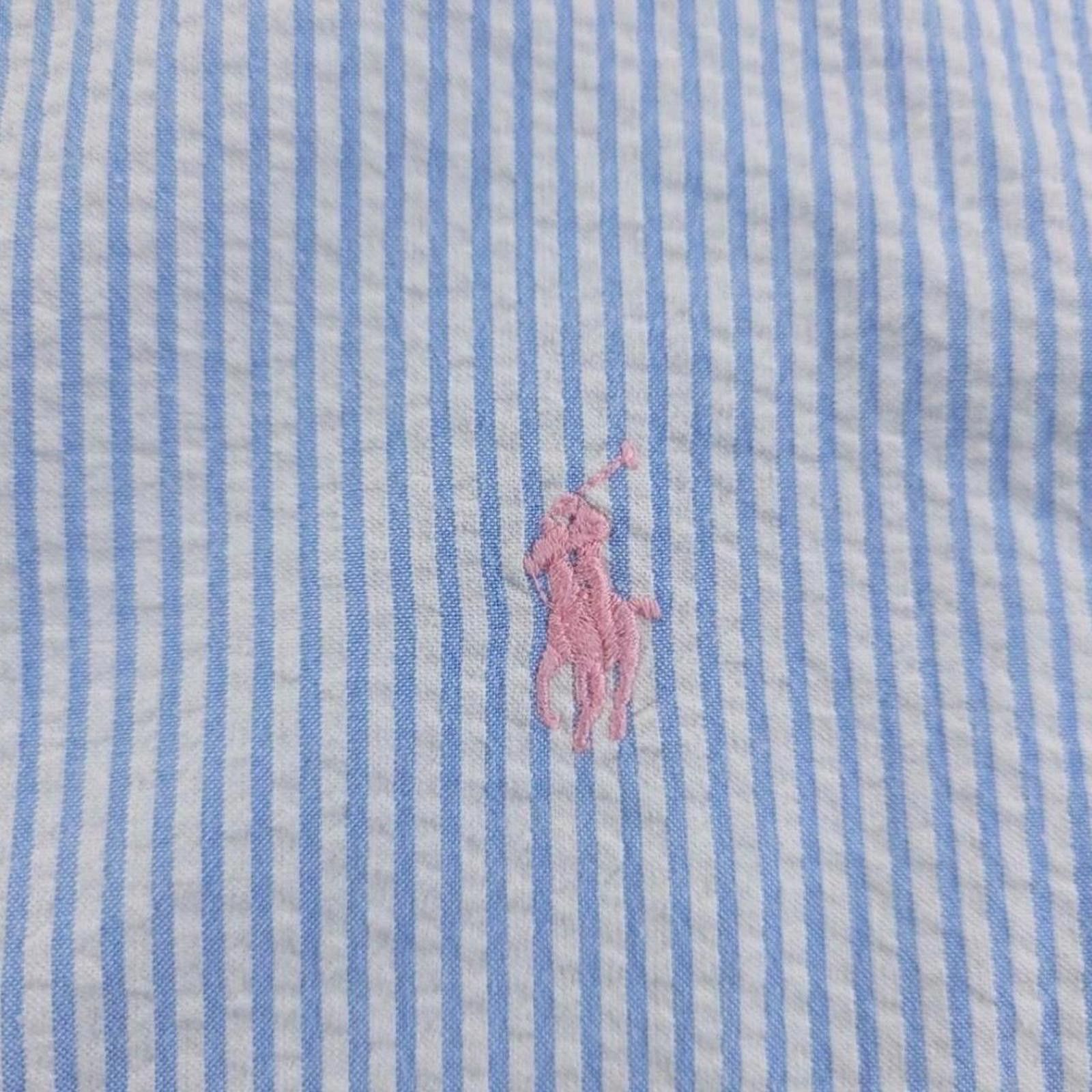 Lauren Ralph Lauren Ralph Lauren Men Button Up Shirt 3XLTSeersucker Classic Size US XXL / EU 58 / 5 - 4 Thumbnail