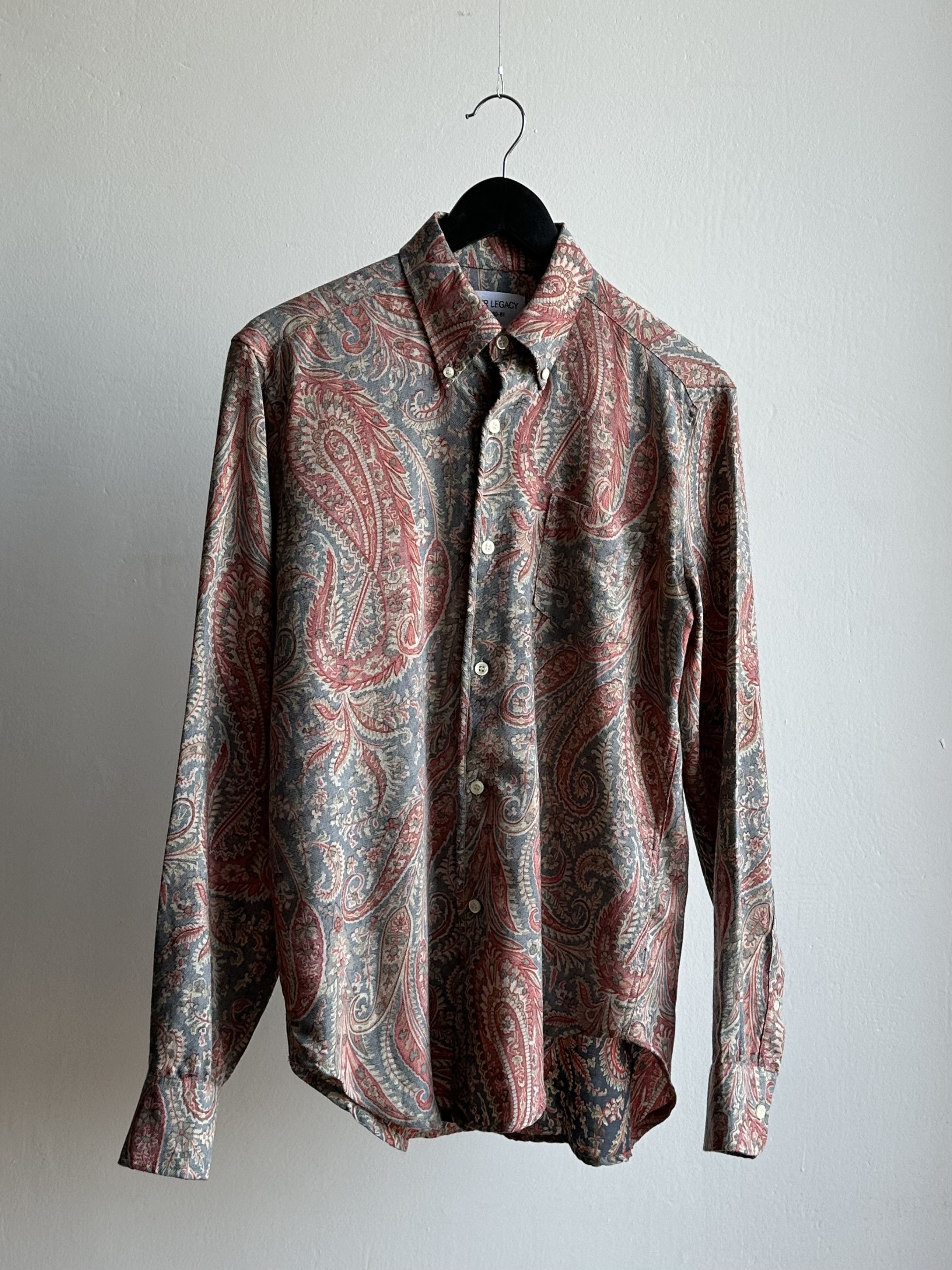 早割クーポン！ Legacy Our Our LINEN COTTON LEMON WHITE SHIRT 1950'S Legacy トップス